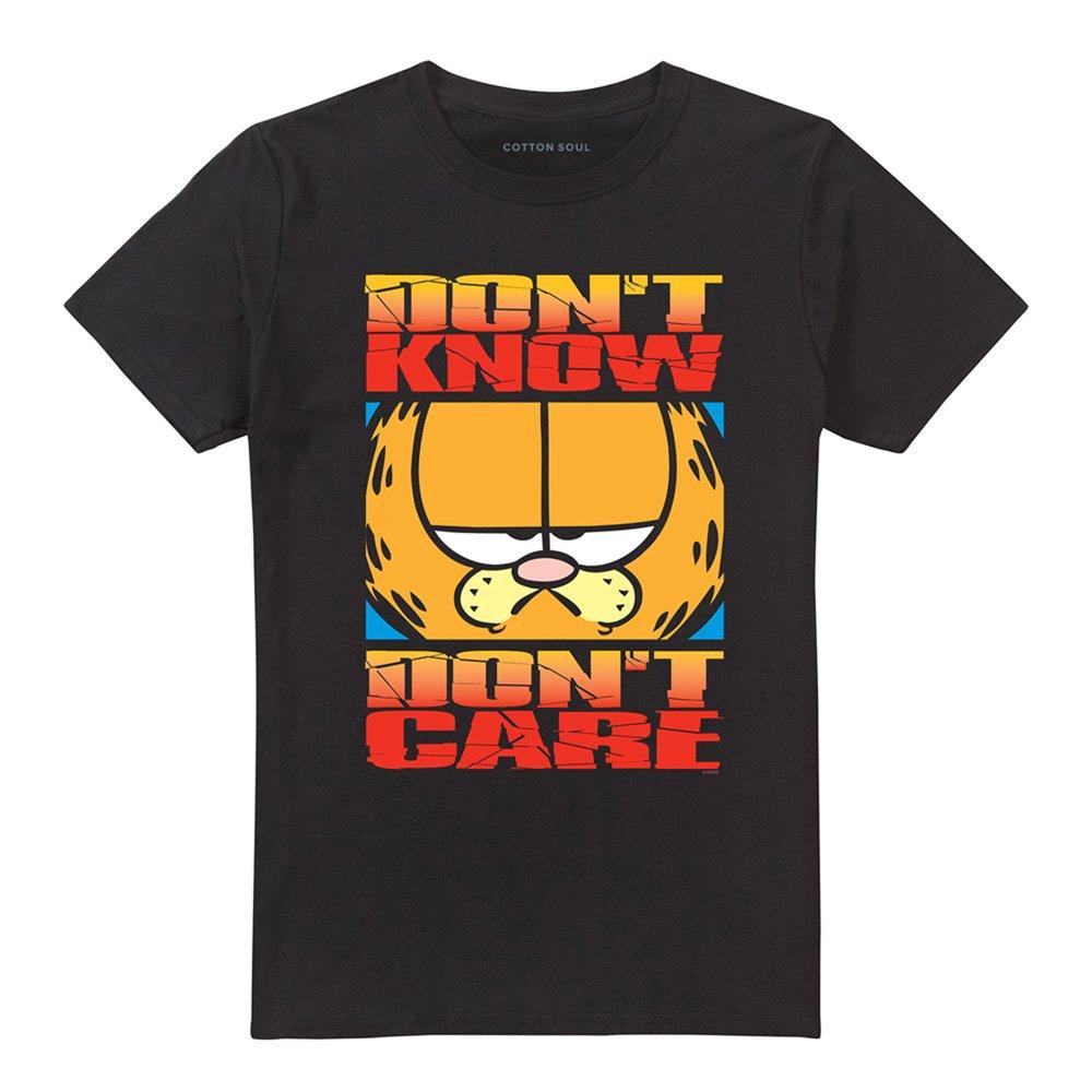 Black - Garfield - Garfield Dont Know Dont Care T Shirt Black - 4