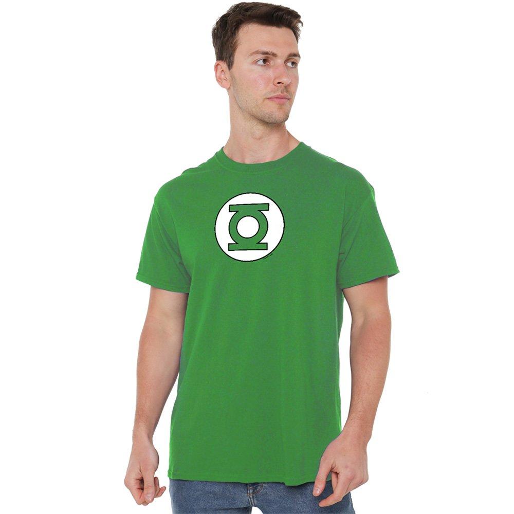 Bright Green - DC Comics - Green Lantern Circle Logo Mens T-Shirt - 1