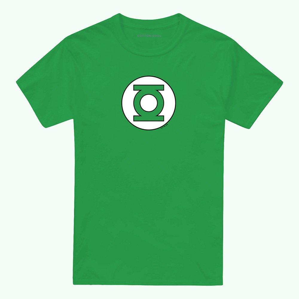 Bright Green - DC Comics - Green Lantern Circle Logo Mens T-Shirt - 4