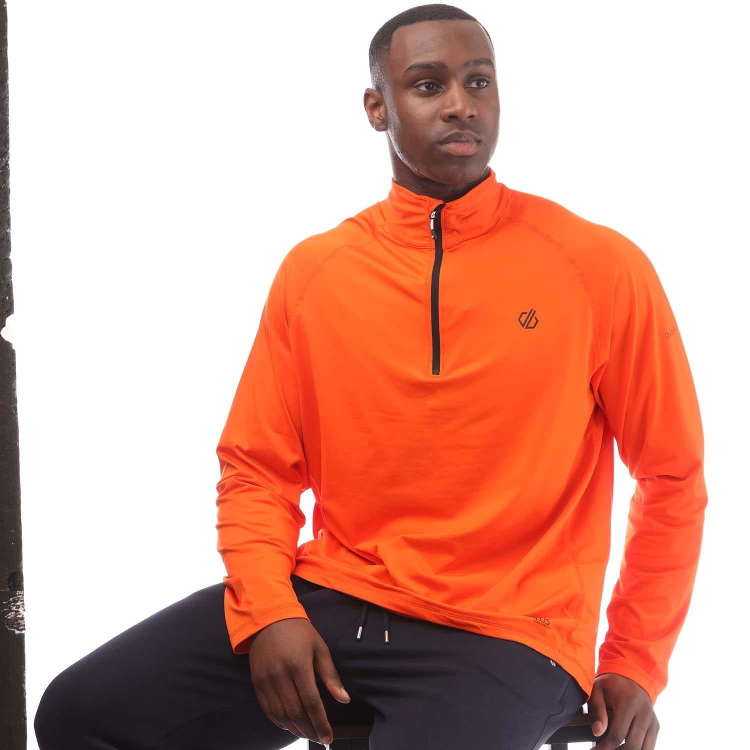 Orange - Dare 2b - Fuse Up II Core Stretch Midlayer - 4