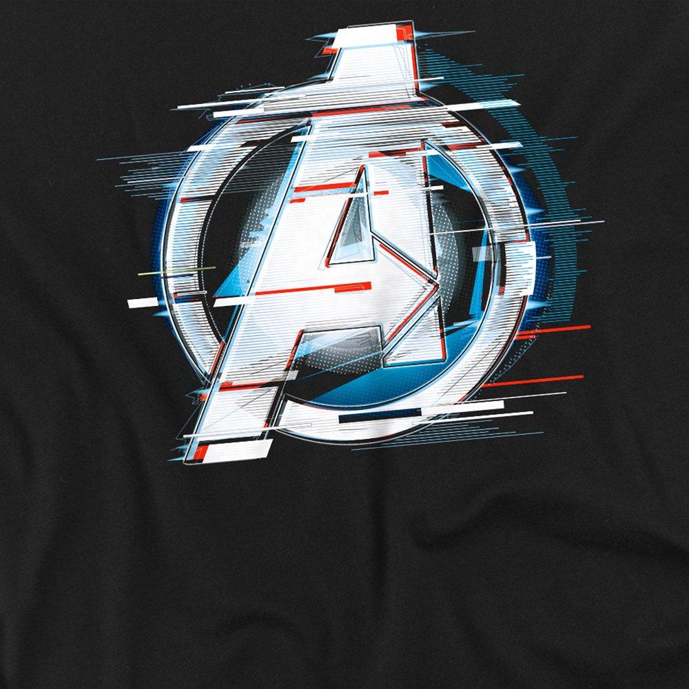 Black - Marvel - Endgame Quantum Logo Mens T-Shirt - 2