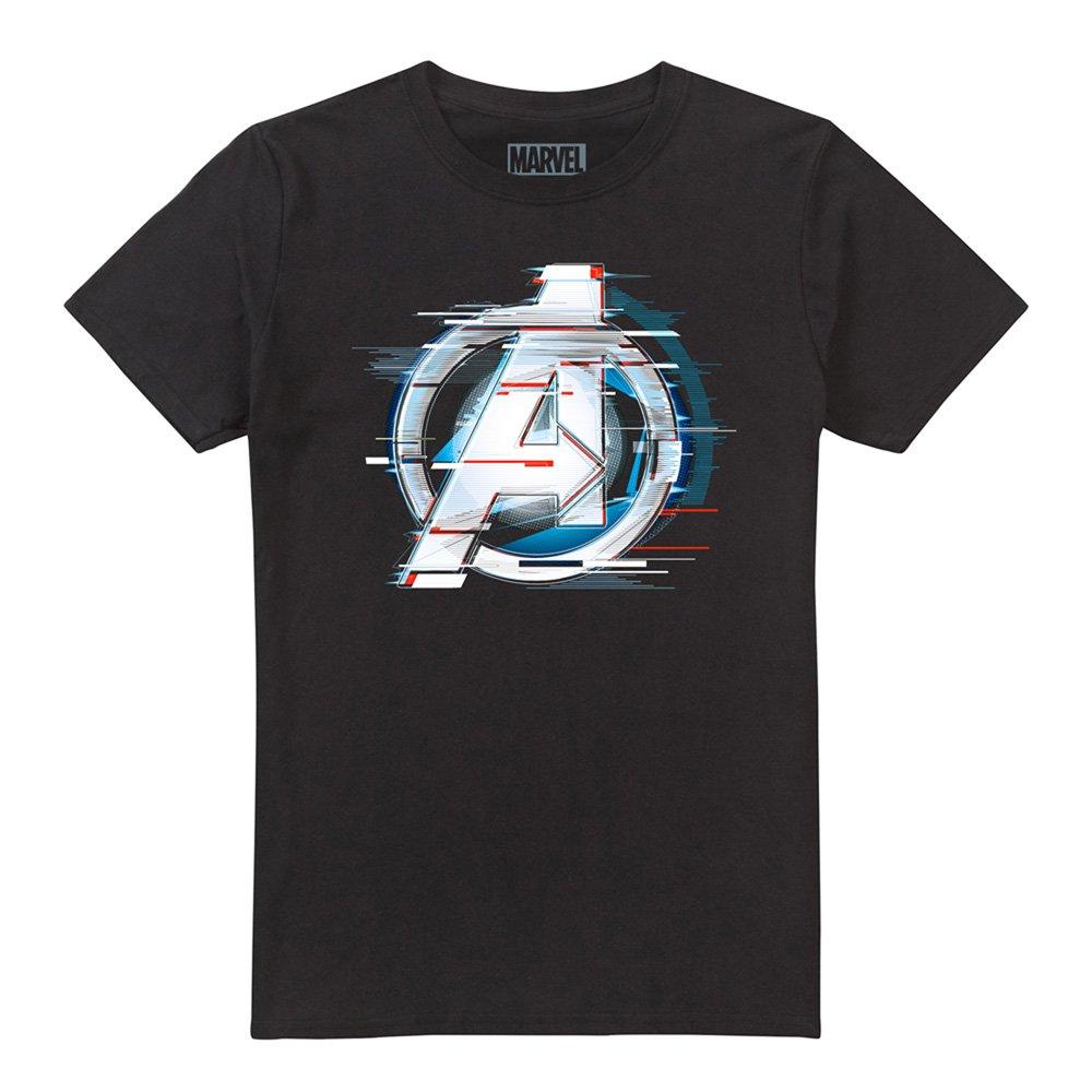 Black - Marvel - Endgame Quantum Logo Mens T-Shirt - 4