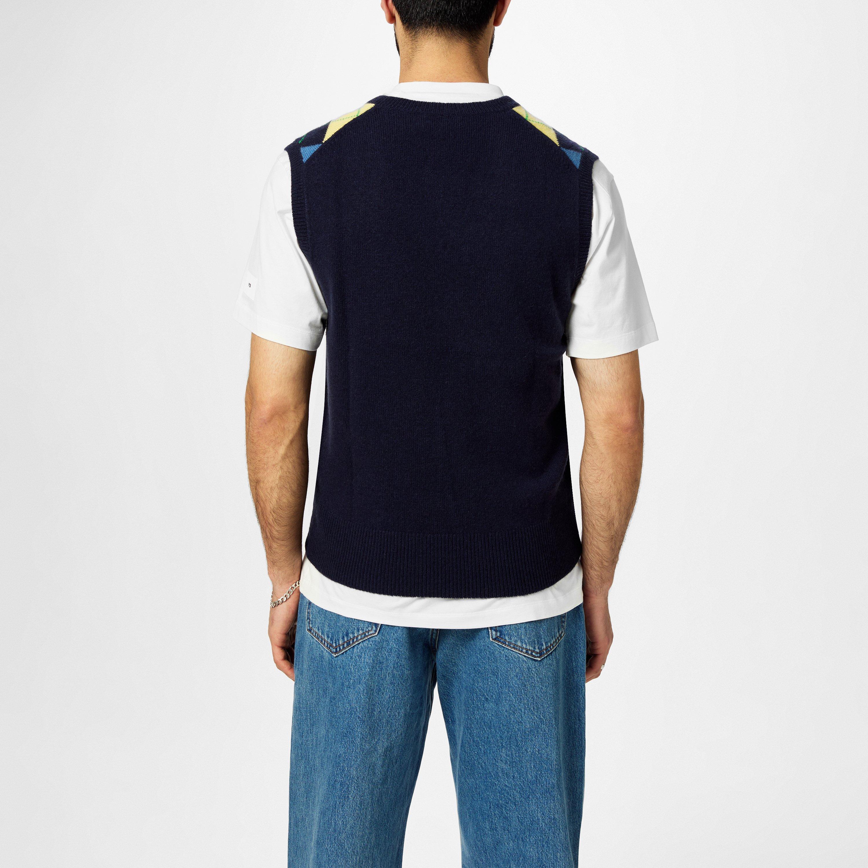Navy Combo - Polo Ralph Lauren - Argyle Sweater Vest - 3
