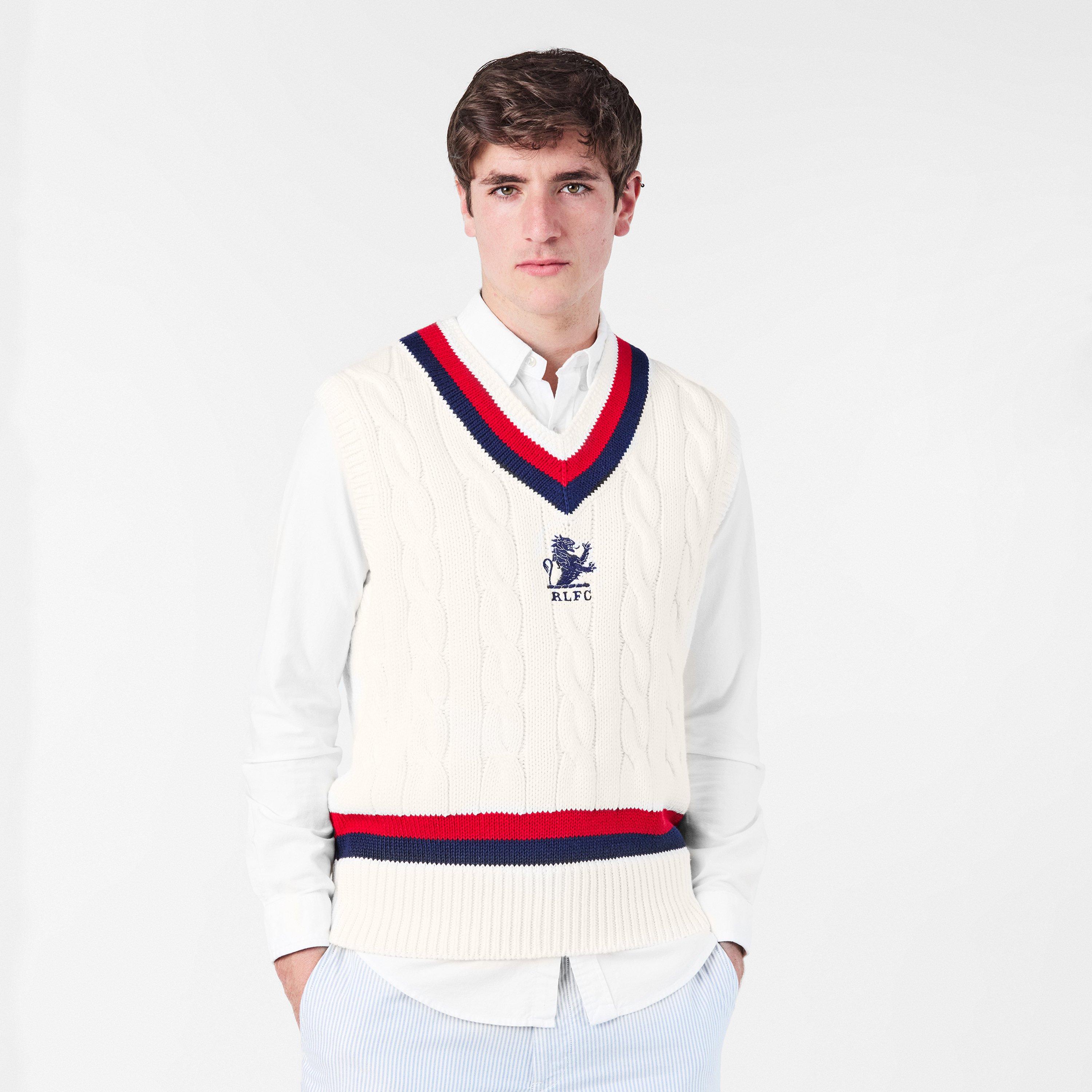 wool polo pullover vest