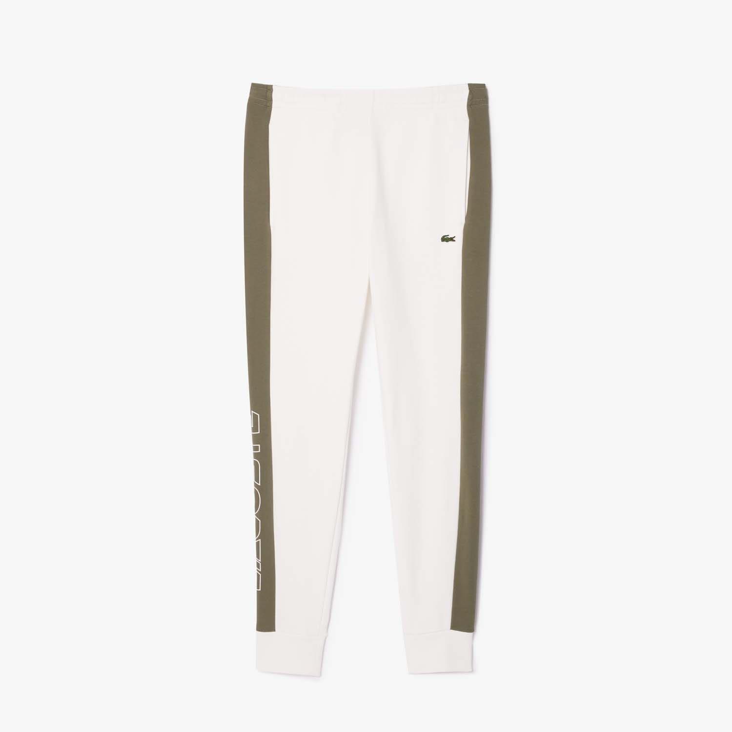 Lacoste Colour Block Sweatpants - Cream - L