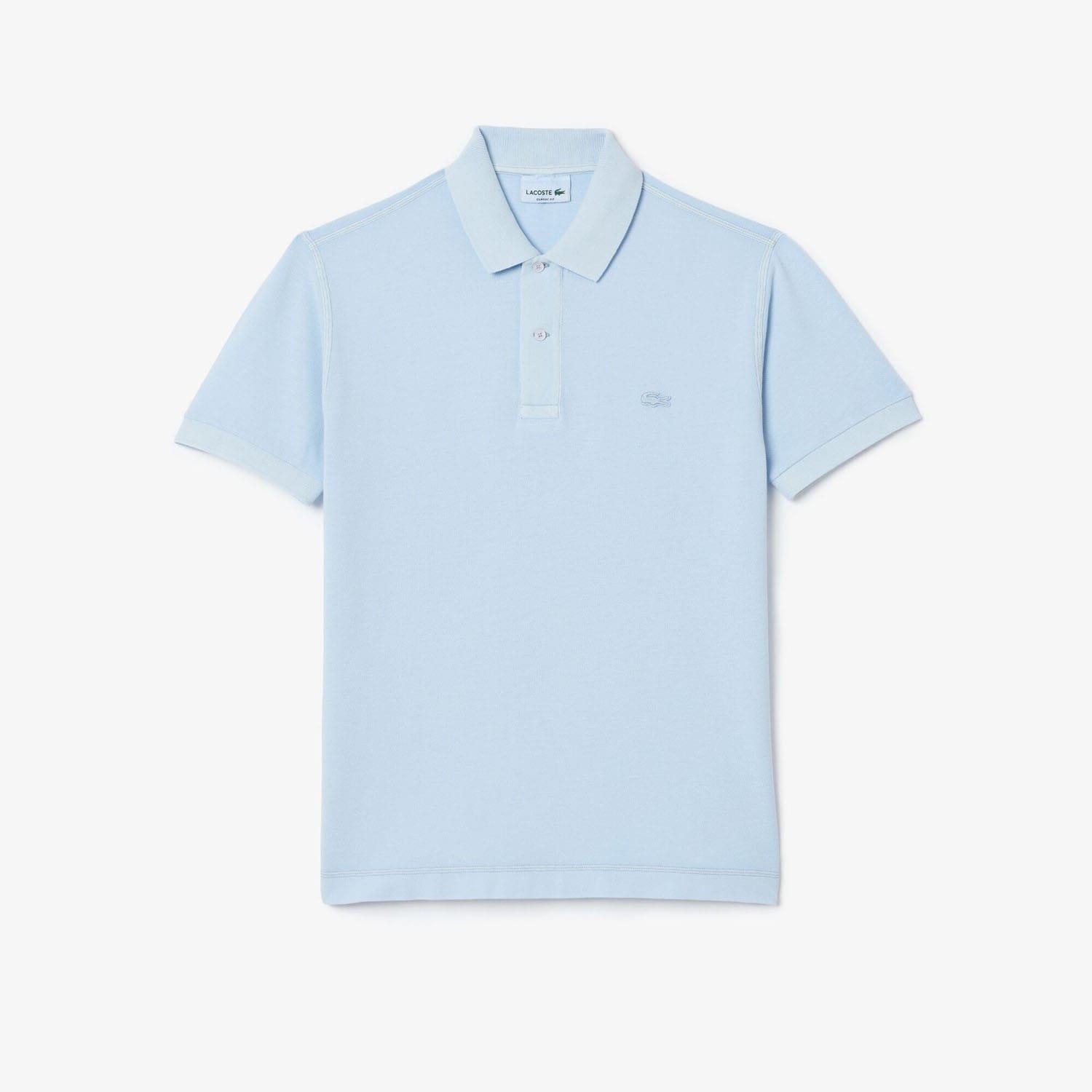 Blue - Lacoste - Classic-Fit Natural Dye Polo Shirt - 1