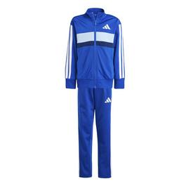 adidas Seasonal Essentials Tiberio 3 Stripes Tricot Track Suit Kids