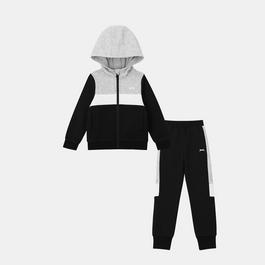 Slazenger Fleece Full Zip Tracksuit Infant