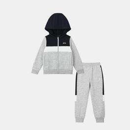 Slazenger Fleece Full Zip Tracksuit Infant