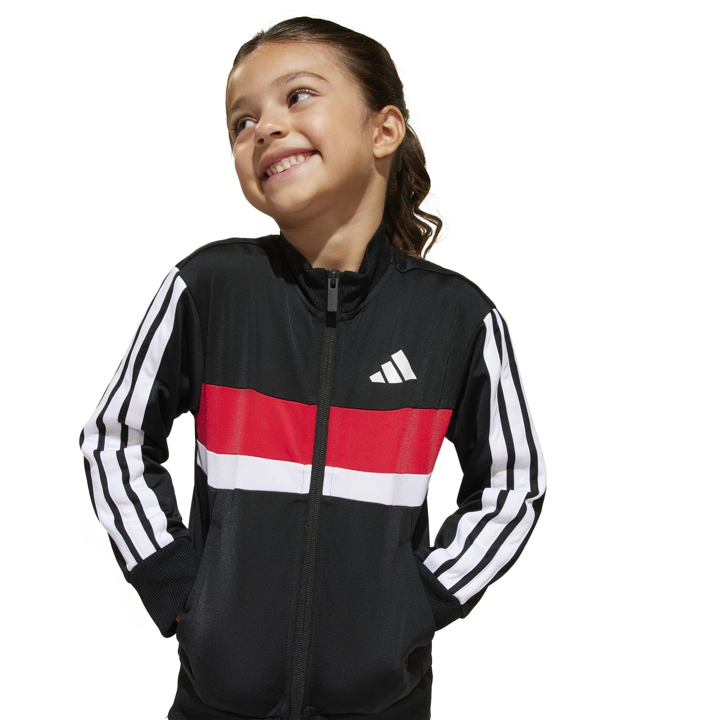 Nero/Rosso - adidas - Seasonal Essentials Tiberio 3-Stripes Tracksuit Infants - 9