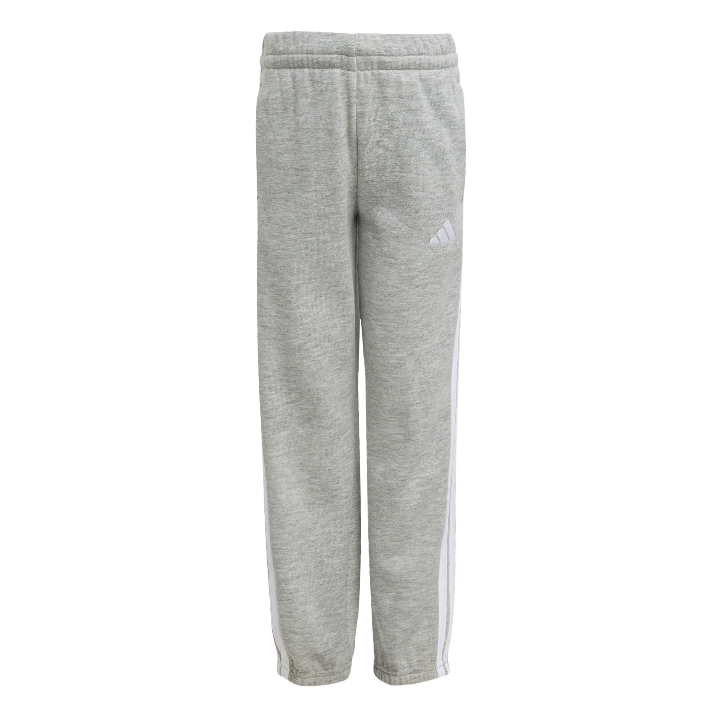 Grey/White - adidas - 3-Stripes Essentials Fleece Tracksuit Infants - 5