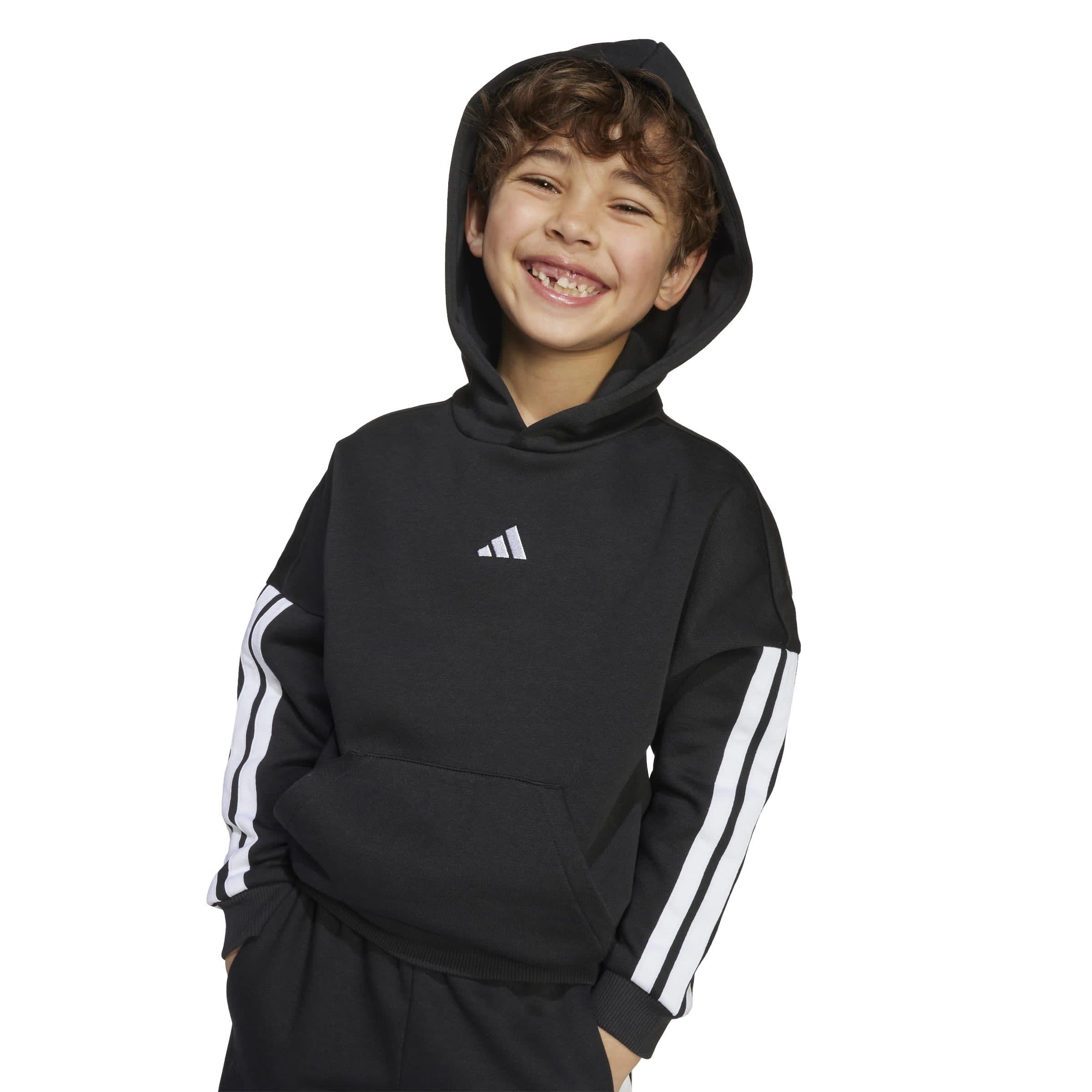 Black/White - adidas - 3-Stripes Essentials Fleece Tracksuit Infants - 8
