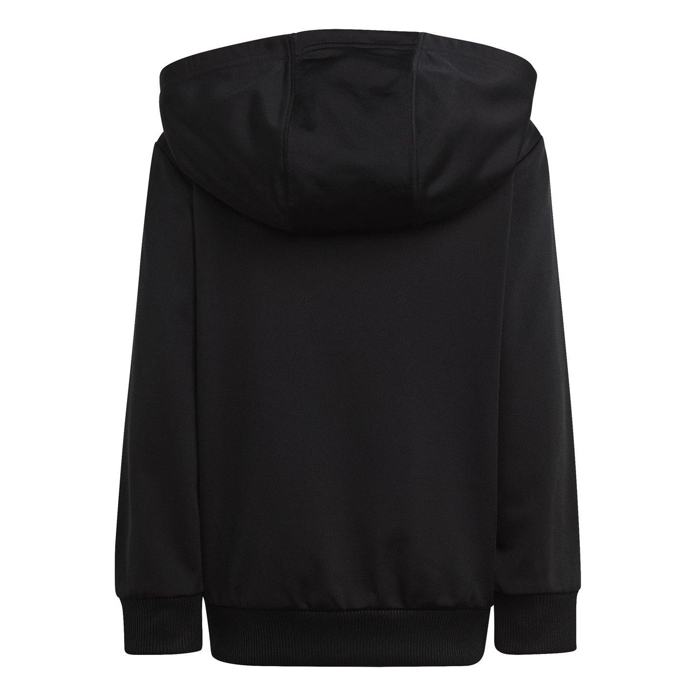 Black/White - adidas - 3 Stripe Poly Tracksuit - 3