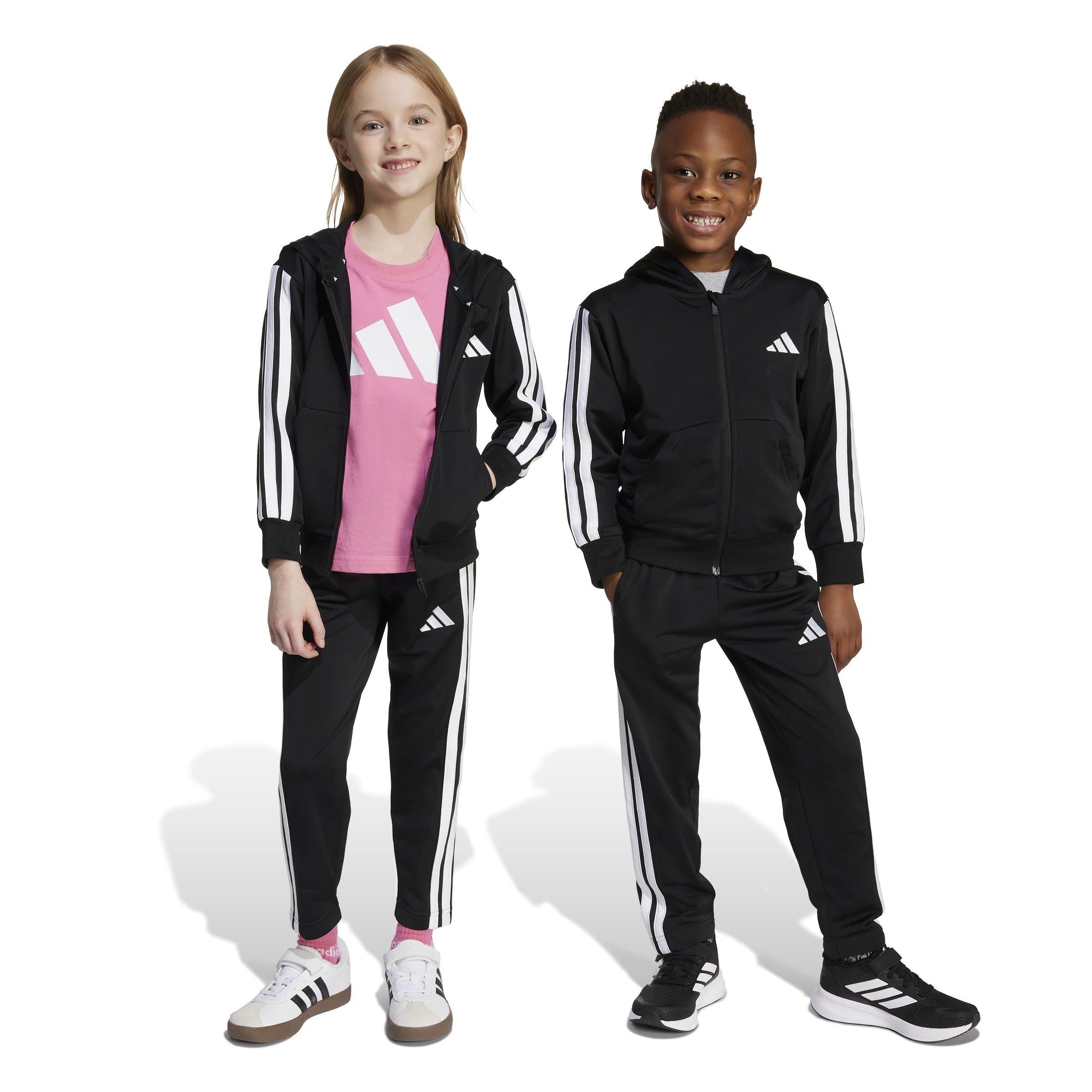 Negro/Blanco - adidas - 3 Stripe Poly Tracksuit - 2
