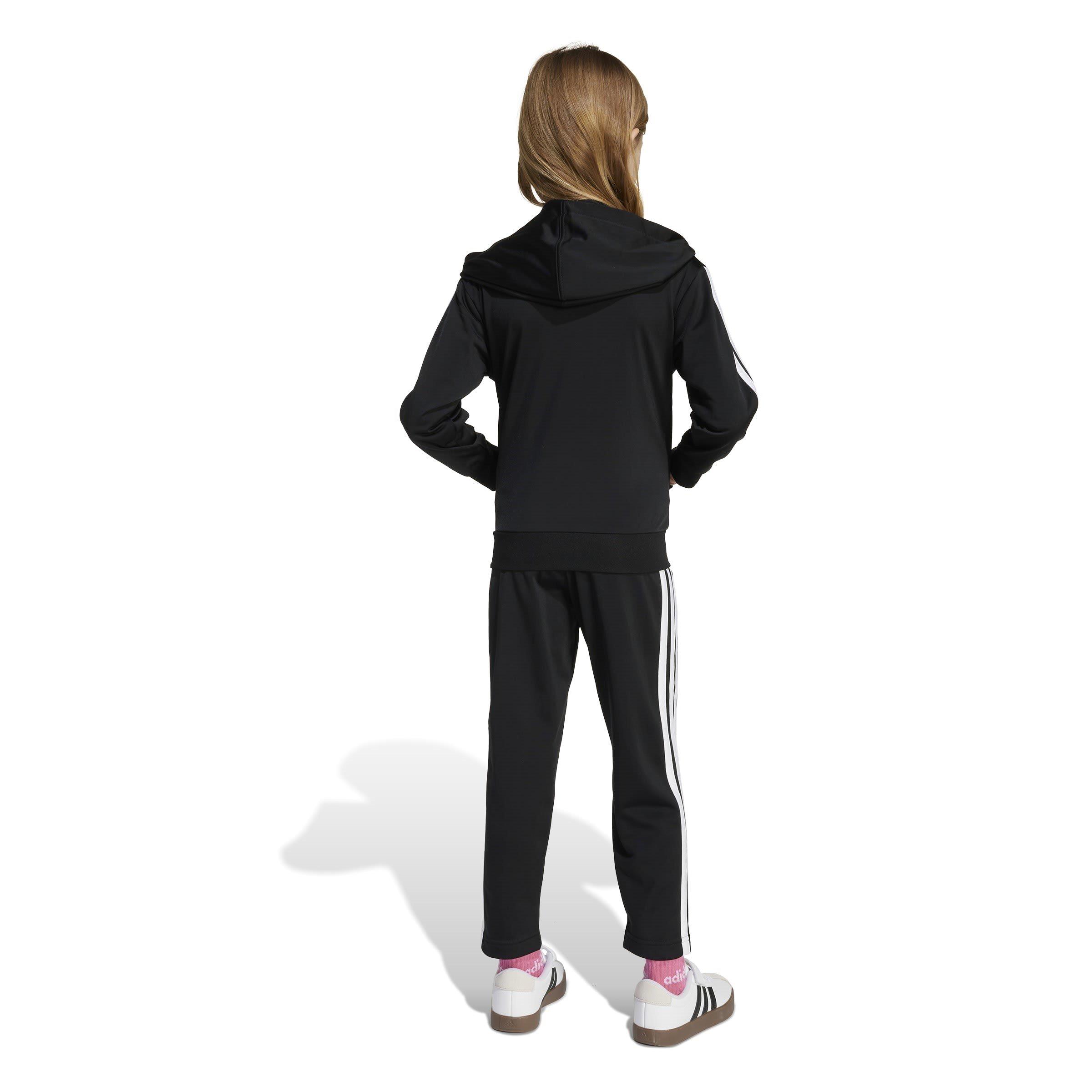 Negro/Blanco - adidas - 3 Stripe Poly Tracksuit - 5