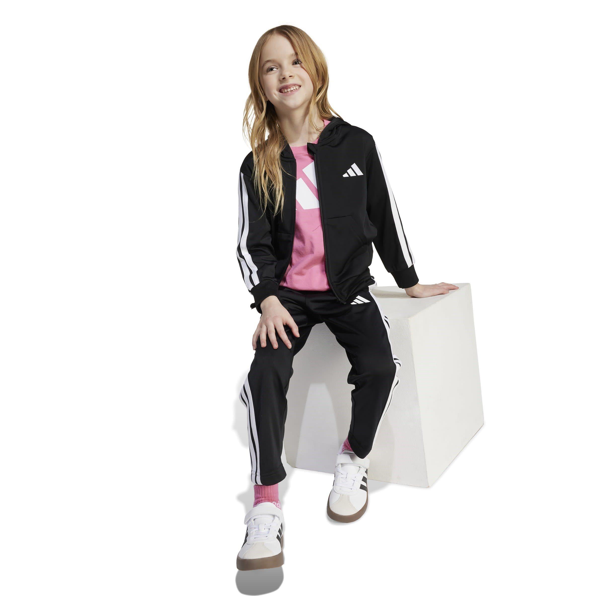 Negro/Blanco - adidas - 3 Stripe Poly Tracksuit - 7