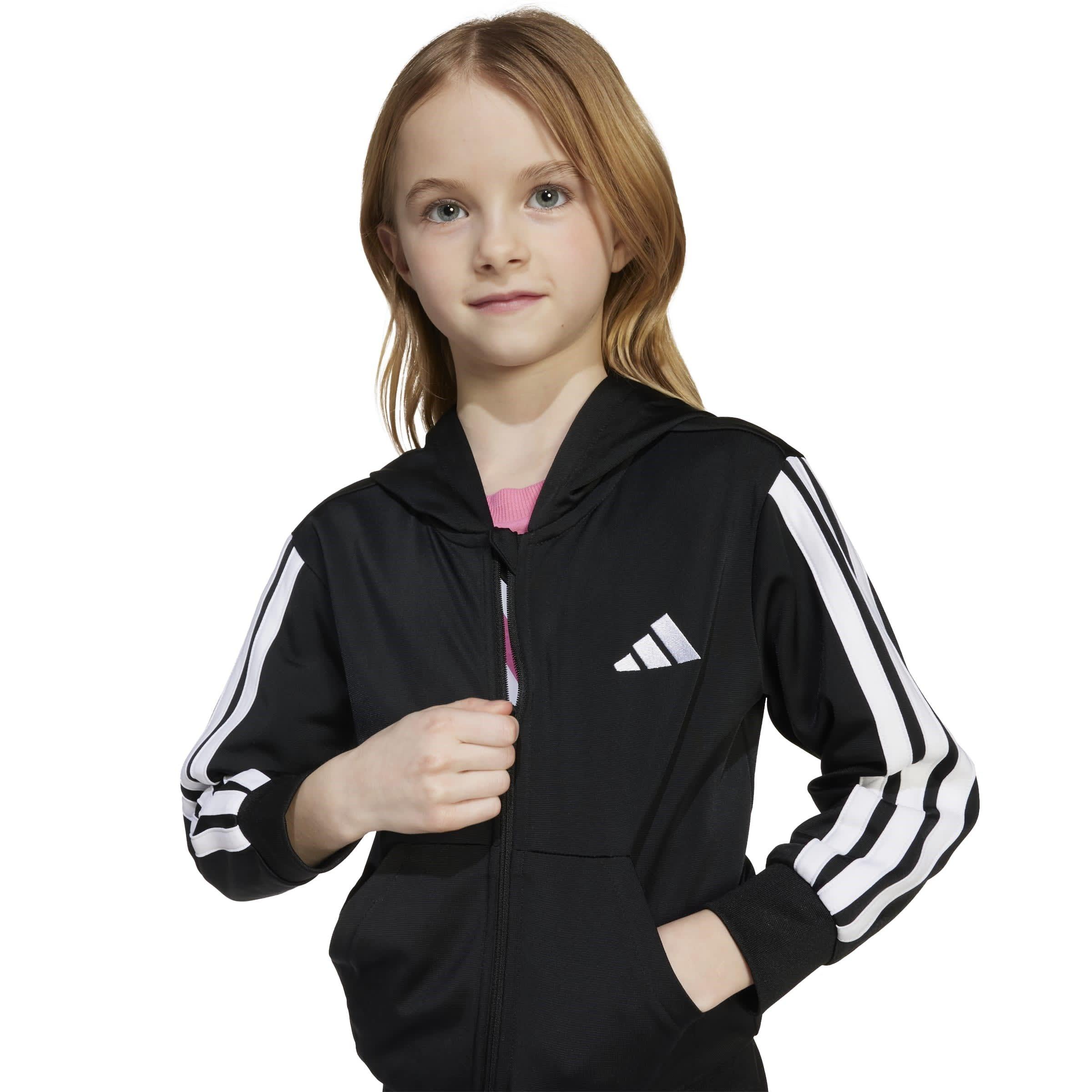 Negro/Blanco - adidas - 3 Stripe Poly Tracksuit - 9