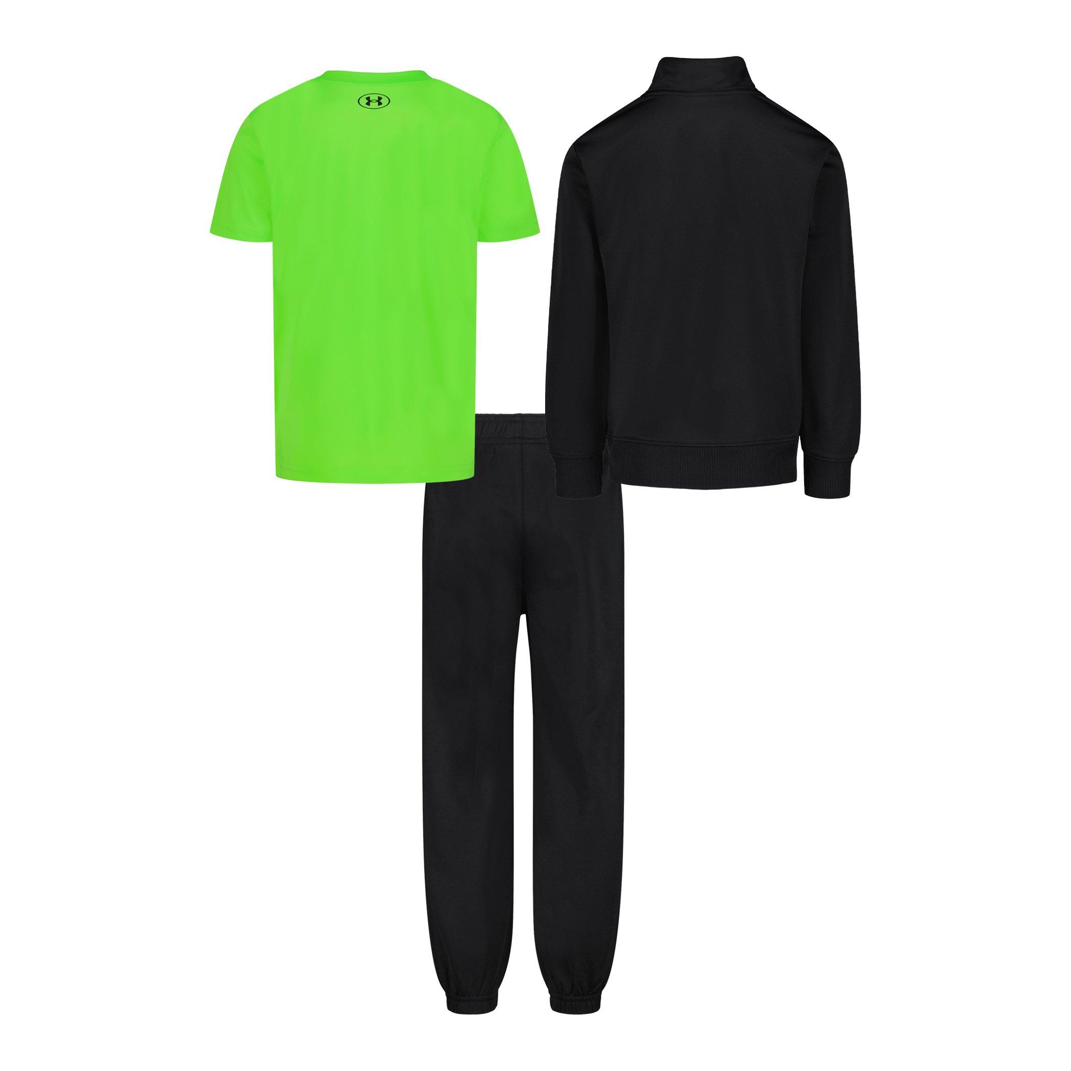 Black/Green - Under Armour - 3Pc Brawler Set In54 - 2