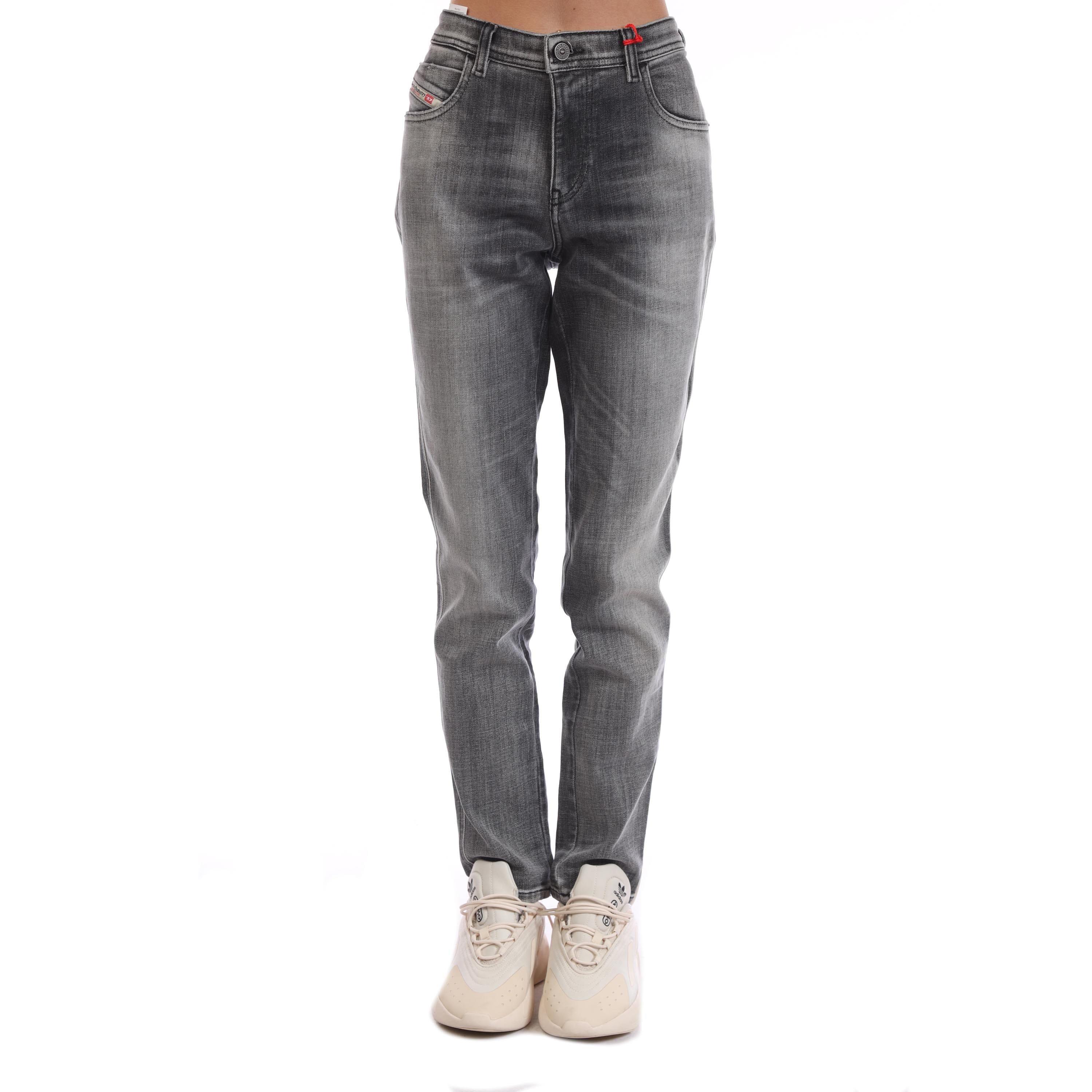 Diesel Women's 2015 Babhila Skinny-Fit Jeans - Black Grey - 26R