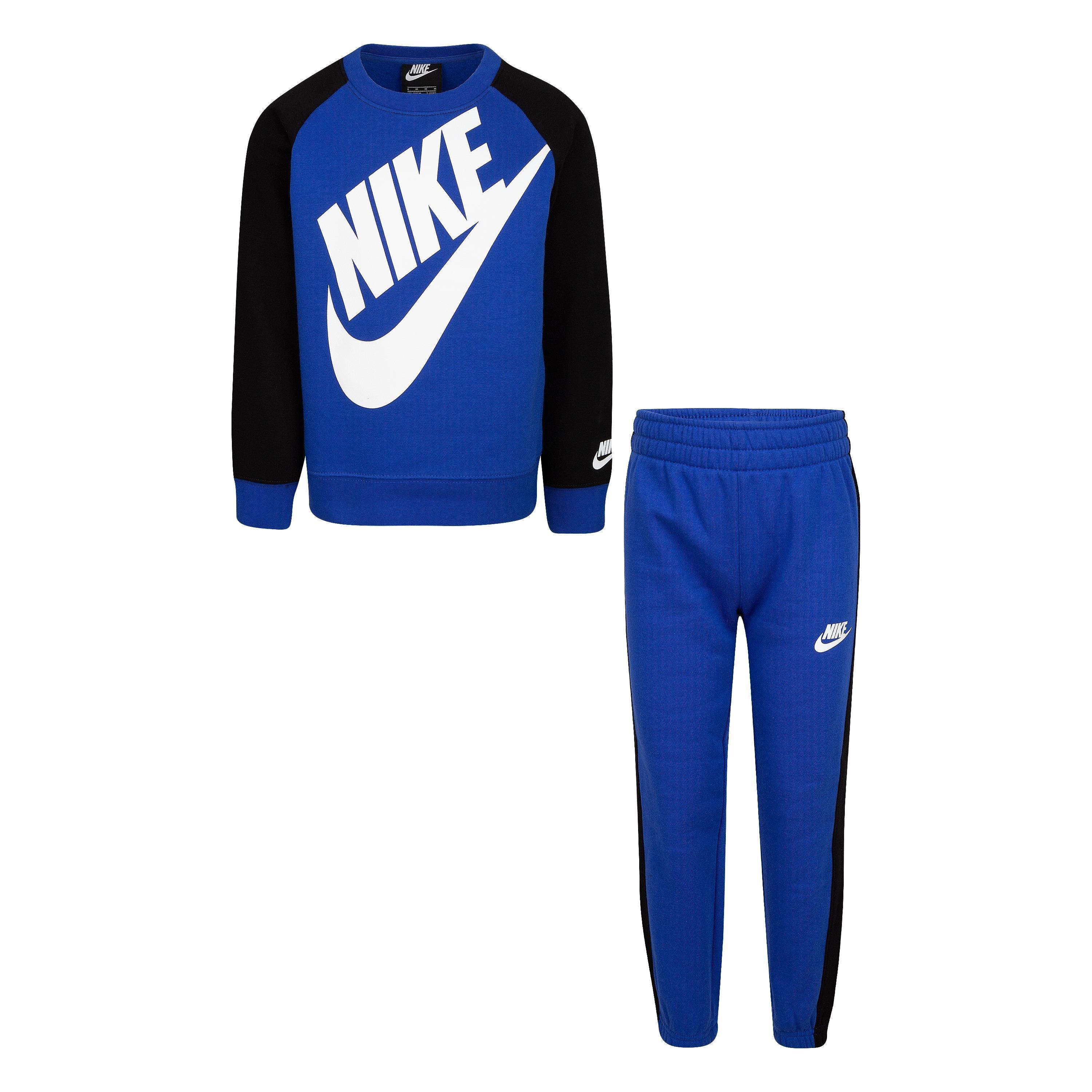 Nike  Futura Crew Sweater And Bottoms Set Infant Boys - Game Royal - 3-4 Yrs