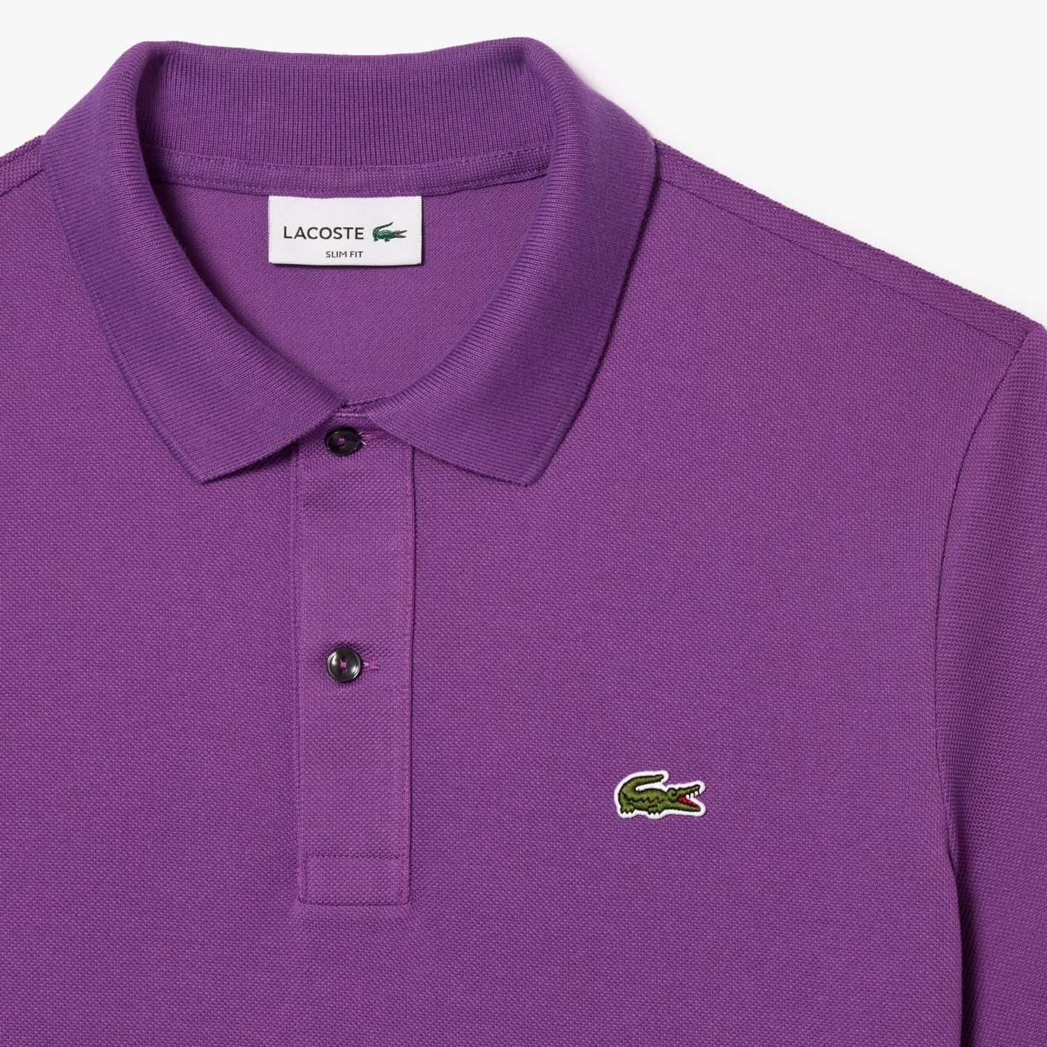 Purple - Lacoste - Slim-Fit Piqu¿ Polo Shirt - 2