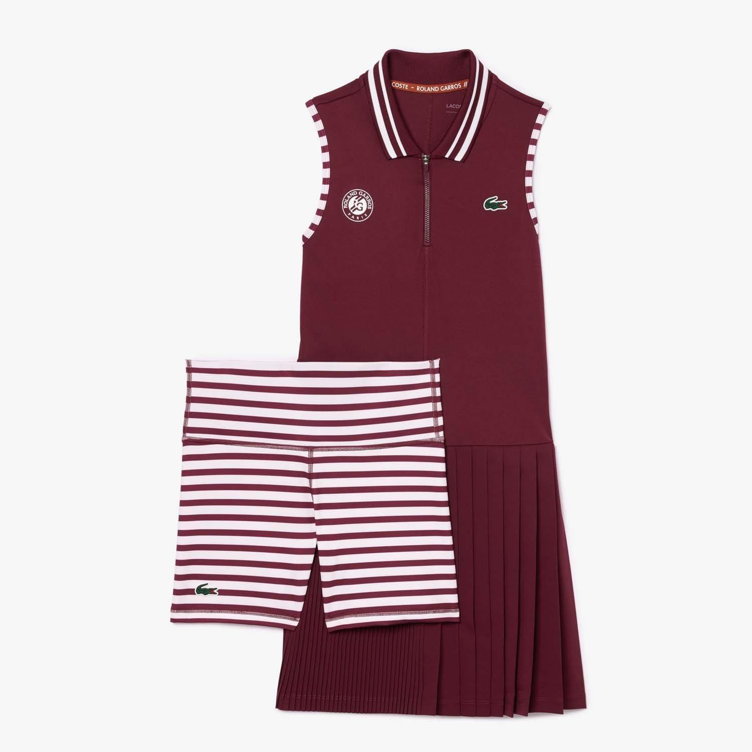 Purple - Lacoste - Roland-Garros Edition Sport Stretch Tennis Dress - 2