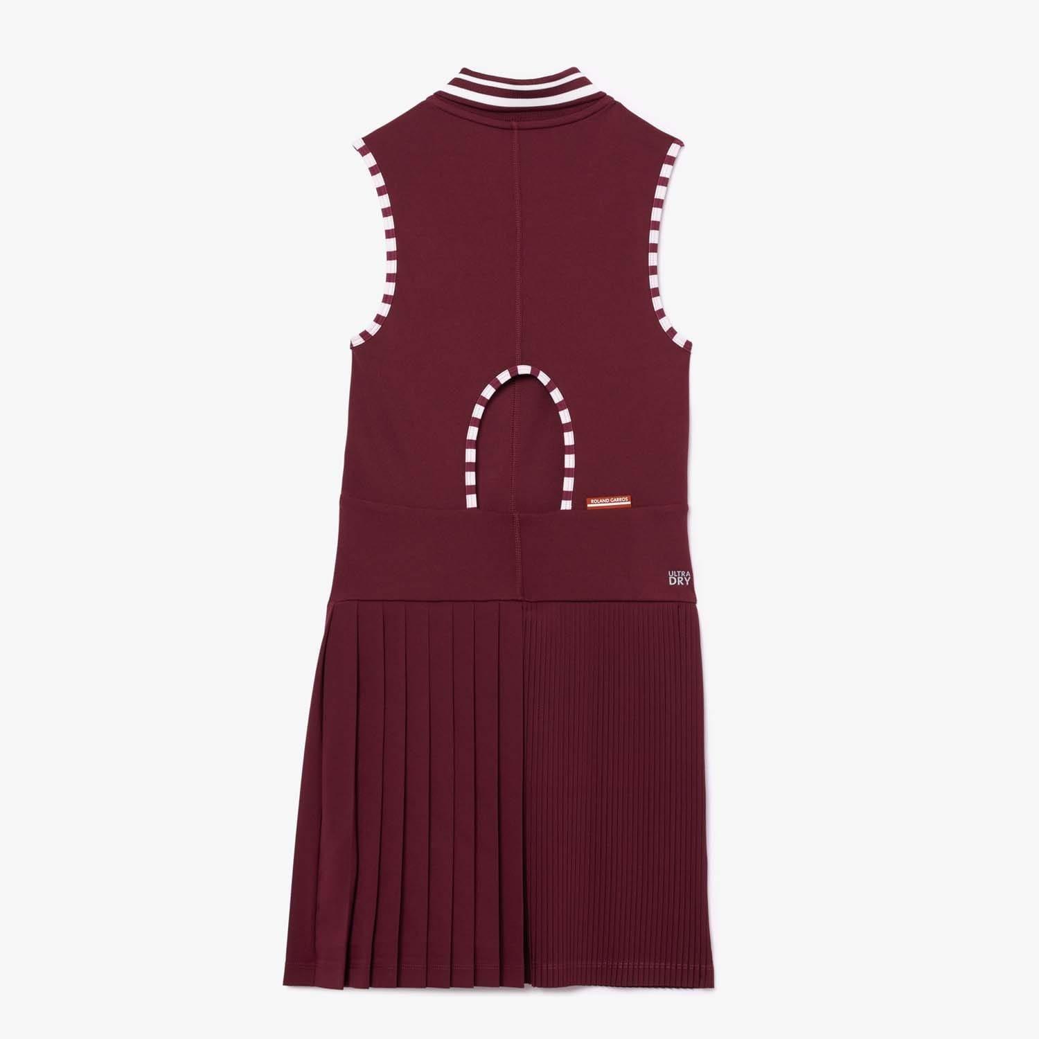 Purple - Lacoste - Roland-Garros Edition Sport Stretch Tennis Dress - 3