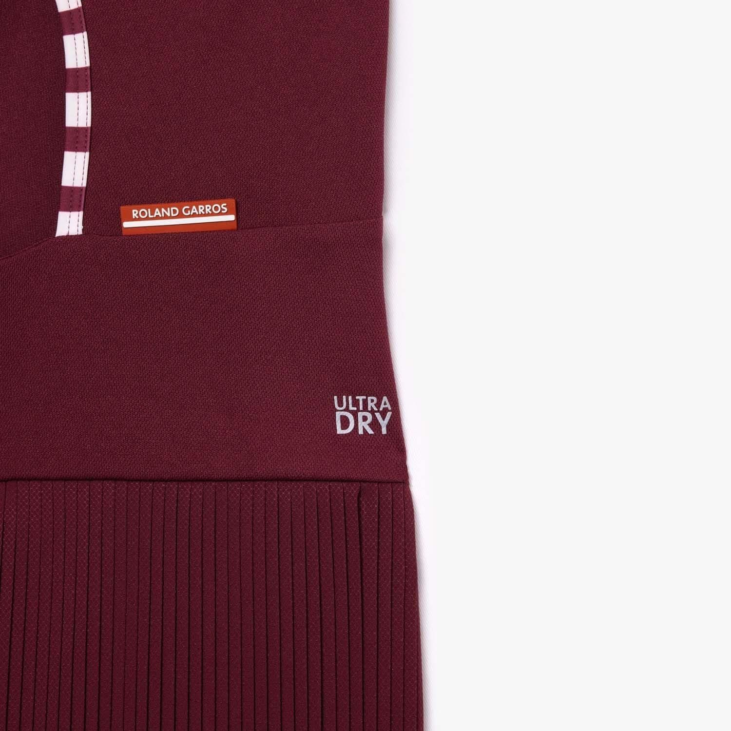 Purple - Lacoste - Roland-Garros Edition Sport Stretch Tennis Dress - 5