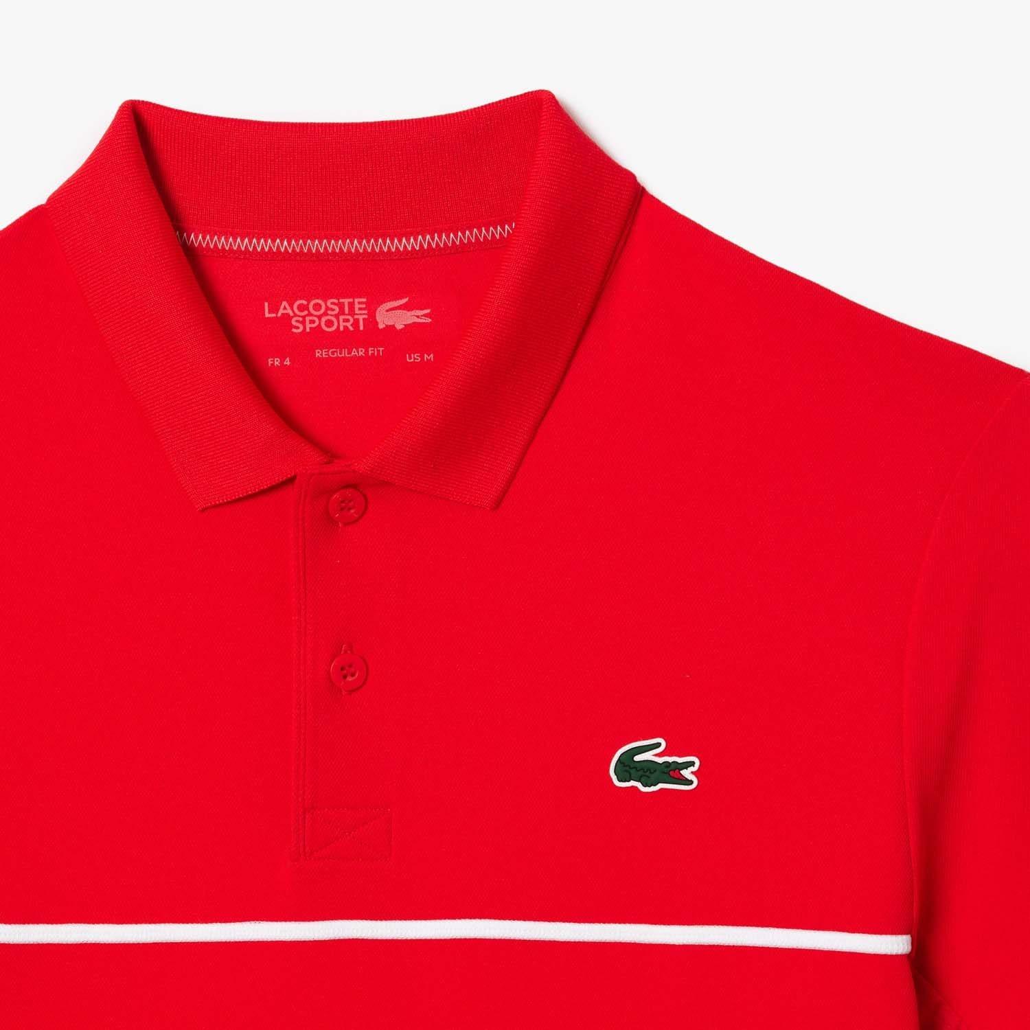 Red - Lacoste - Tennis x Daniil Medvedev Regular-Fit Polo Shirt - 4