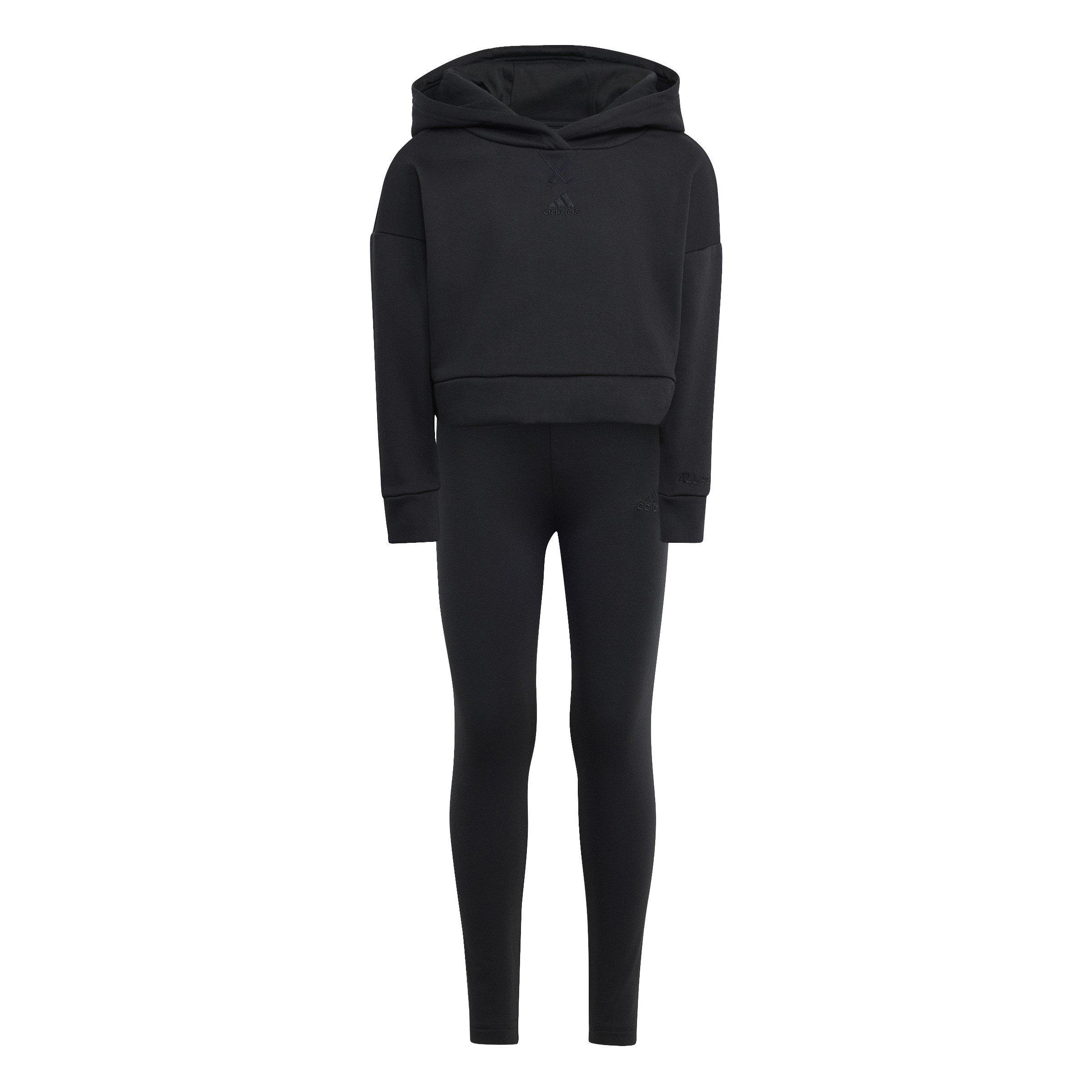 Black - adidas - Hooded Fleece Tracksuit Babies - 1