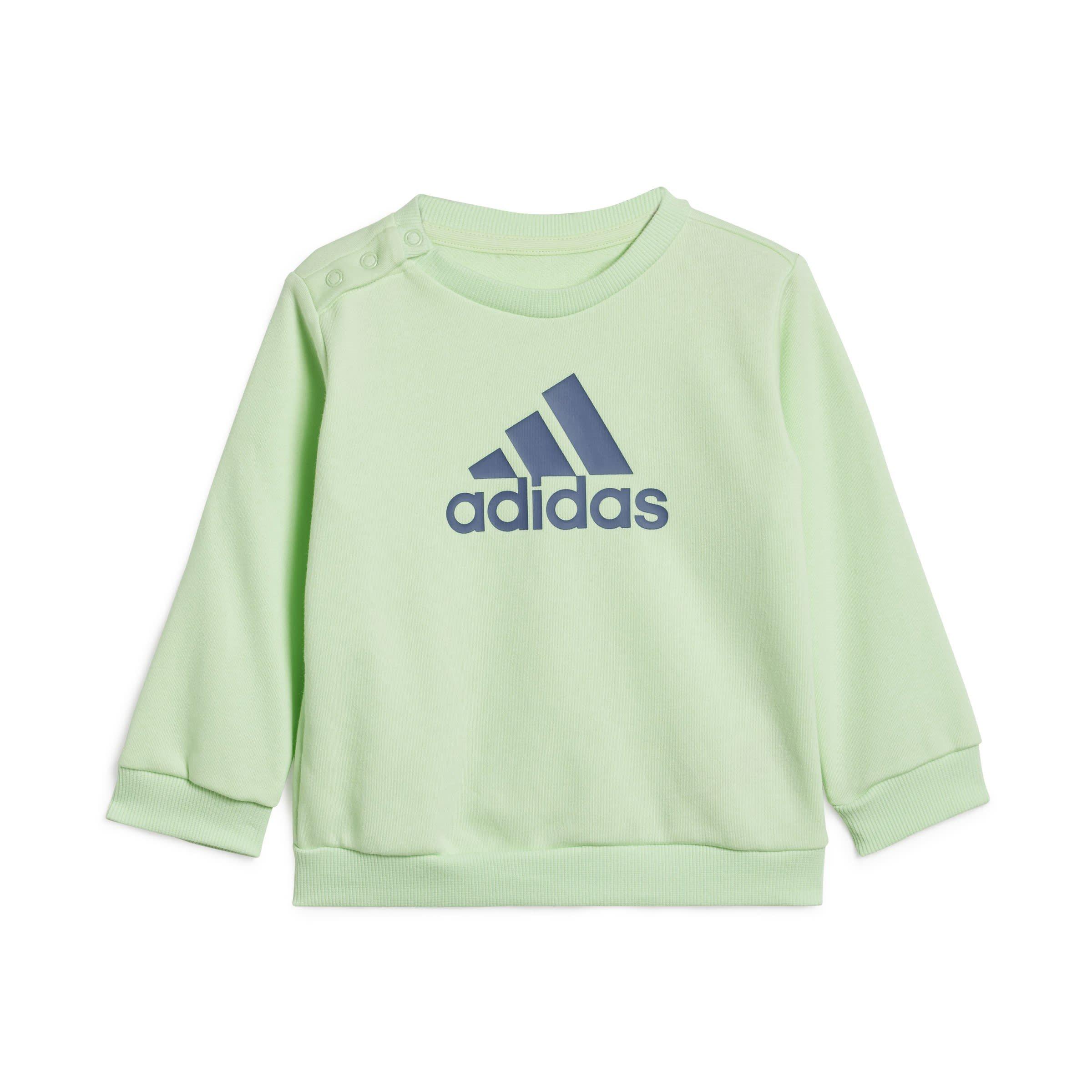 Adidas originals infant green crew and joggers set best sale