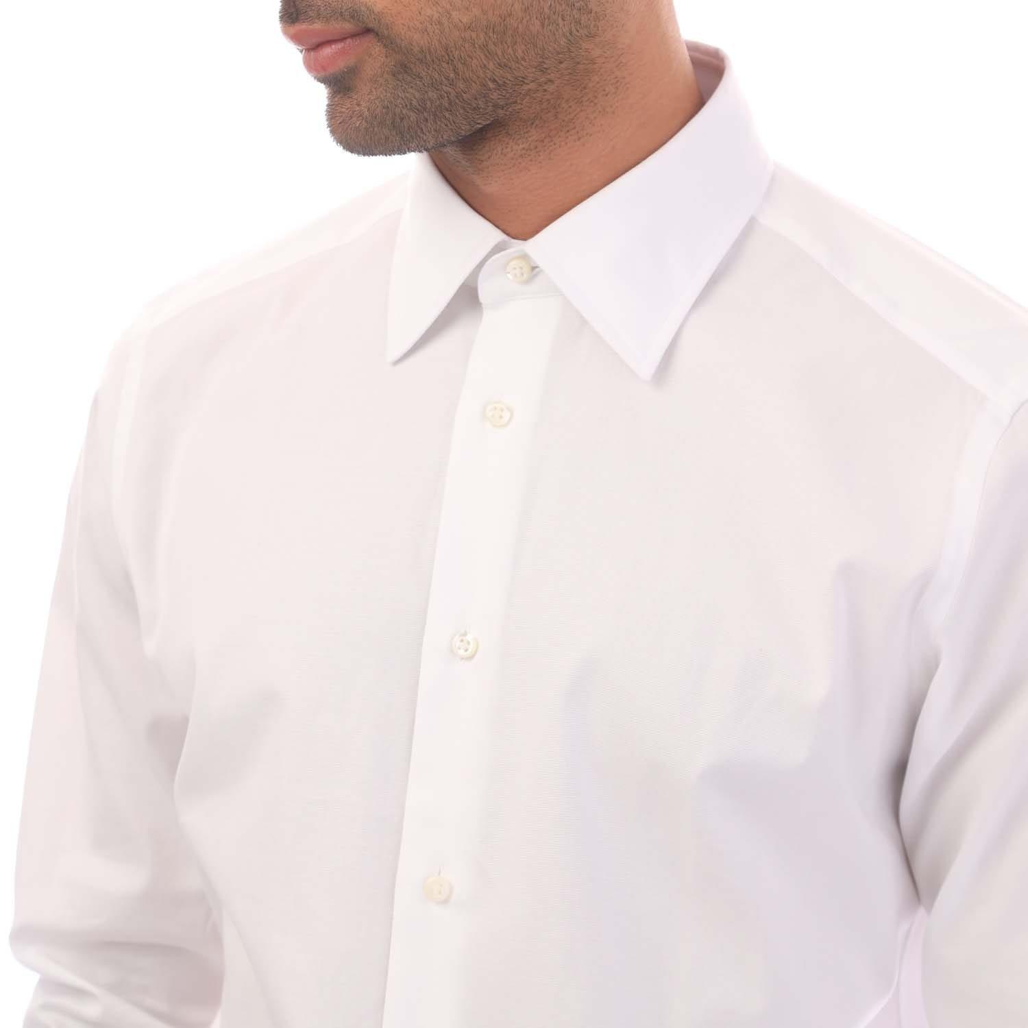 White - Boss - Boss L-Josh-Kent-C1-243 10262014 01 Oxford Shirt Mens - 1