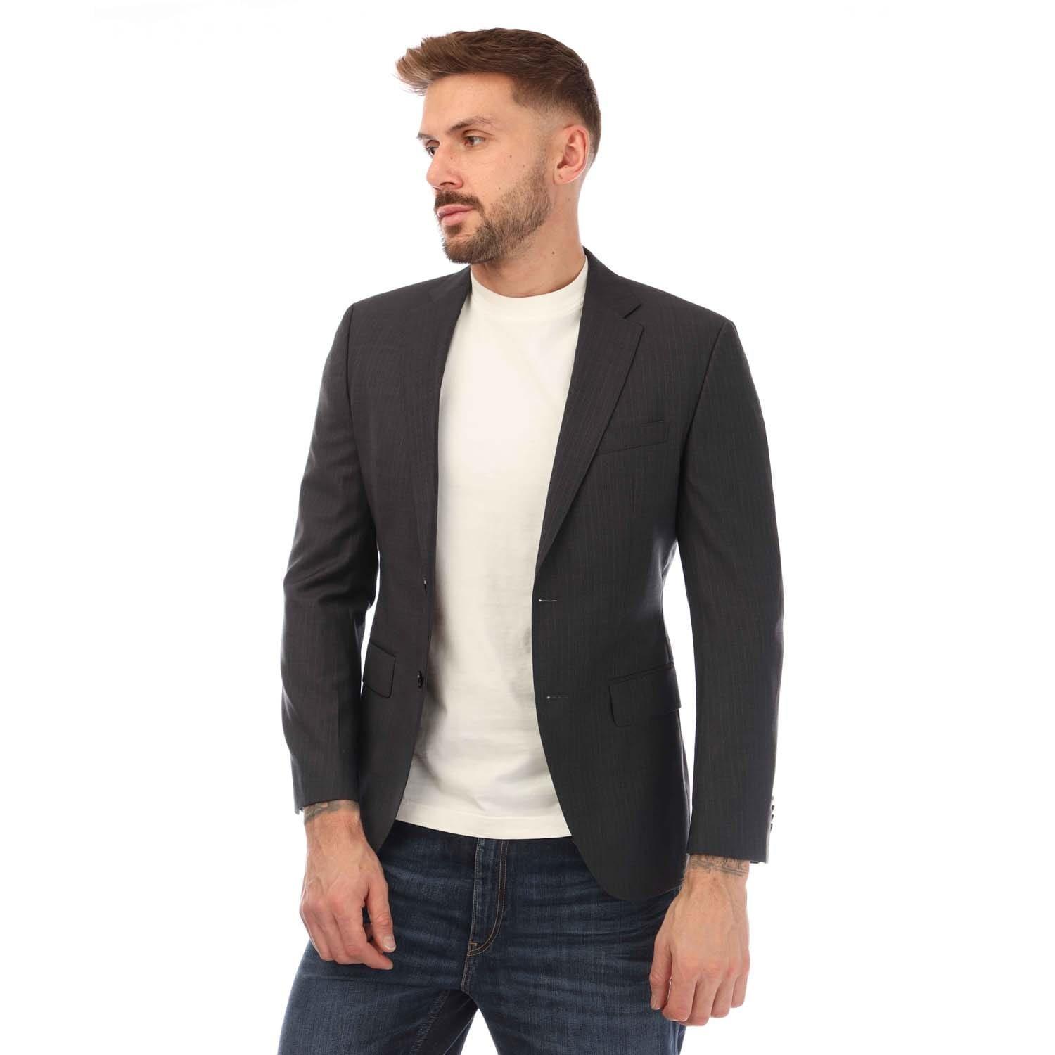 Grey - Boss - Jeckson Blazer Jacket - 1