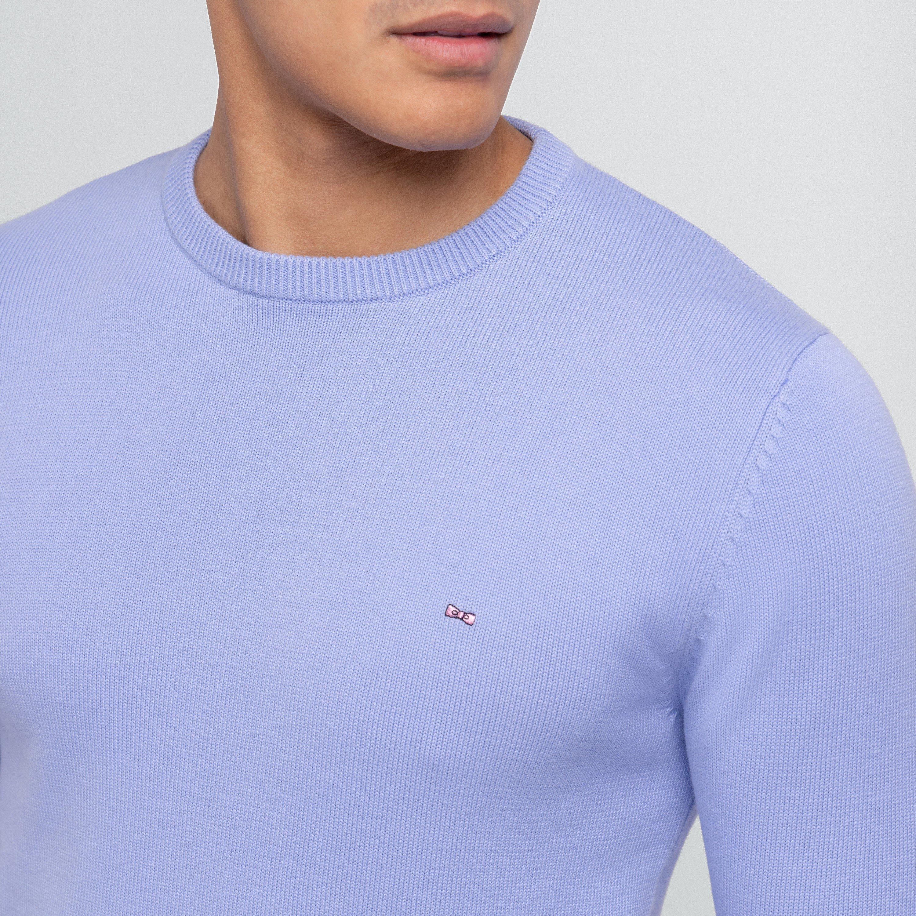 Blm3 - Eden Park - Crew navy blue cotton jumper - 3