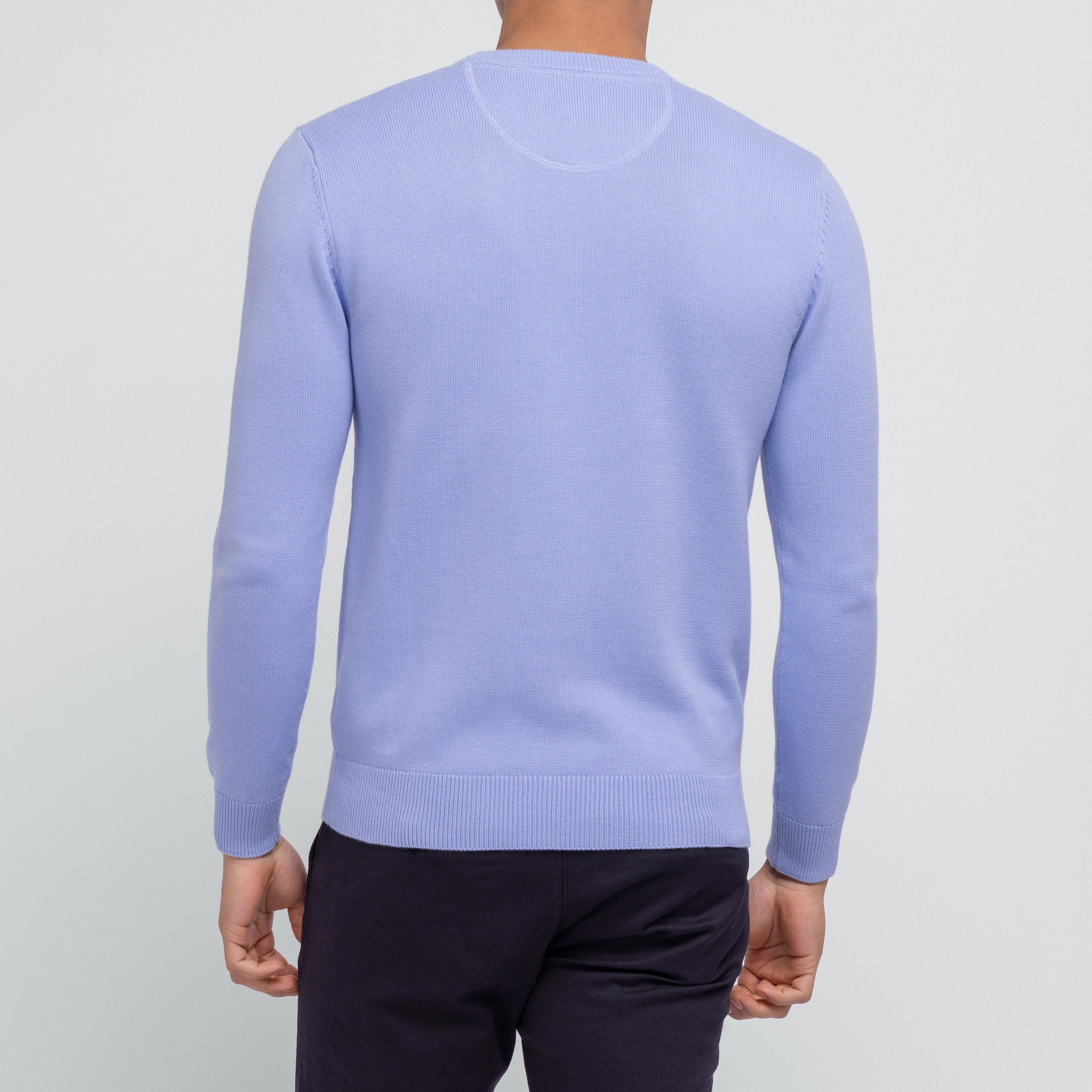 Blm3 - Eden Park - Crew navy blue cotton jumper - 4