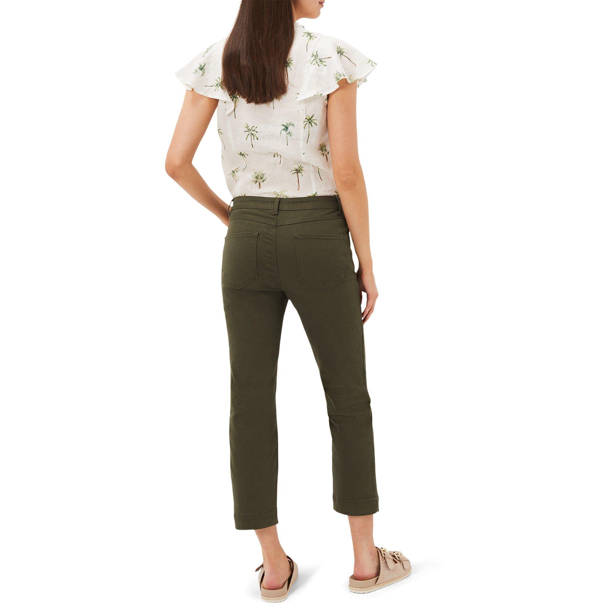 Khaki - Phase Eight - Ramona Straight Leg Jeans - 3