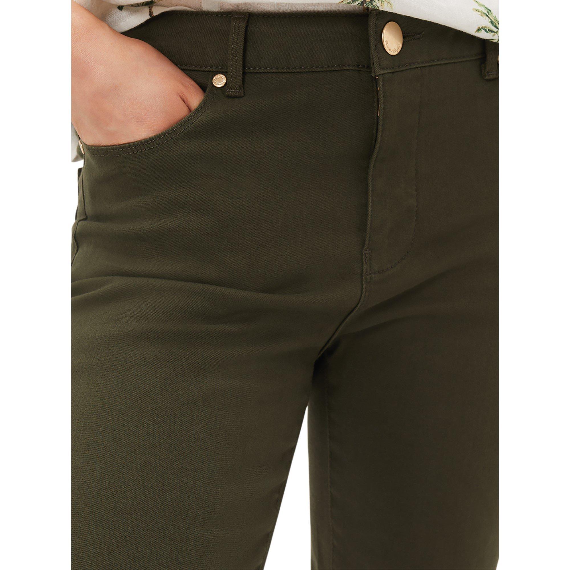 Khaki - Phase Eight - Ramona Straight Leg Jeans - 4