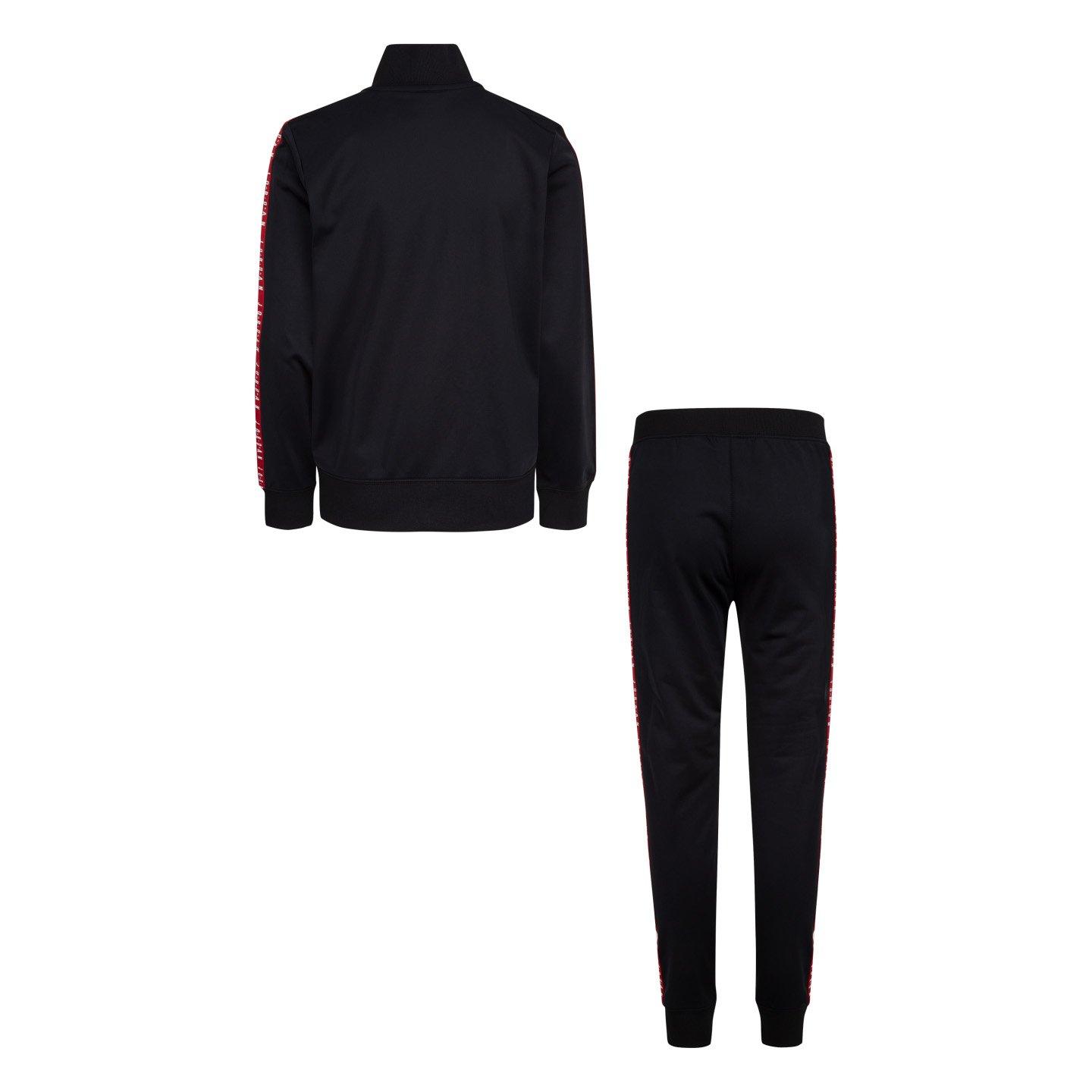 Schwarz/Rot - Air Jordan - Kids' Tape Poly Tracksuits - 10