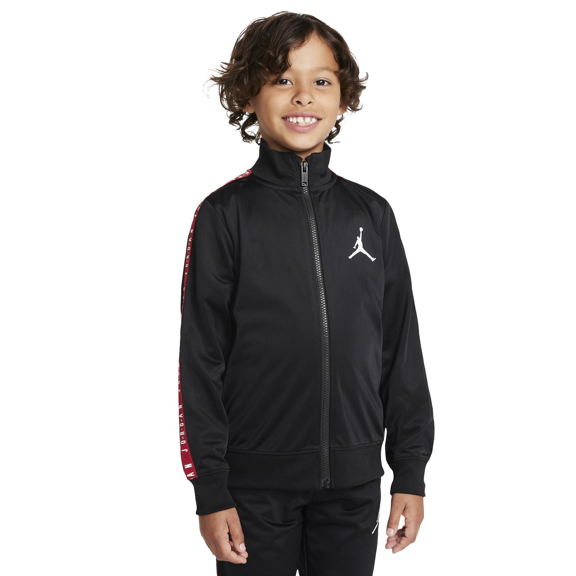 Schwarz/Rot - Air Jordan - Kids' Tape Poly Tracksuits - 6