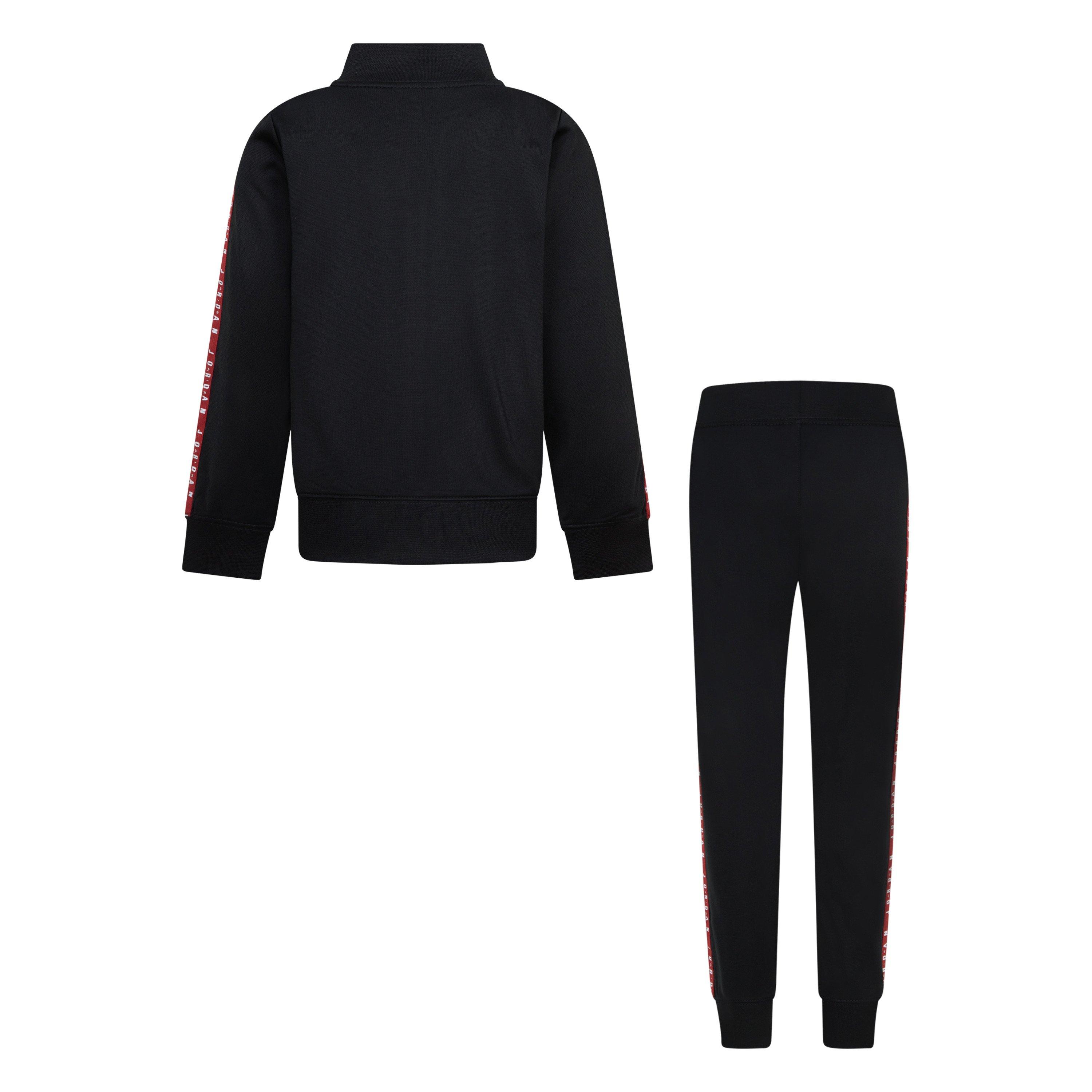 Crno/Crveno - Air Jordan - Unisex Kids' Tape Poly Tracksuits - 10
