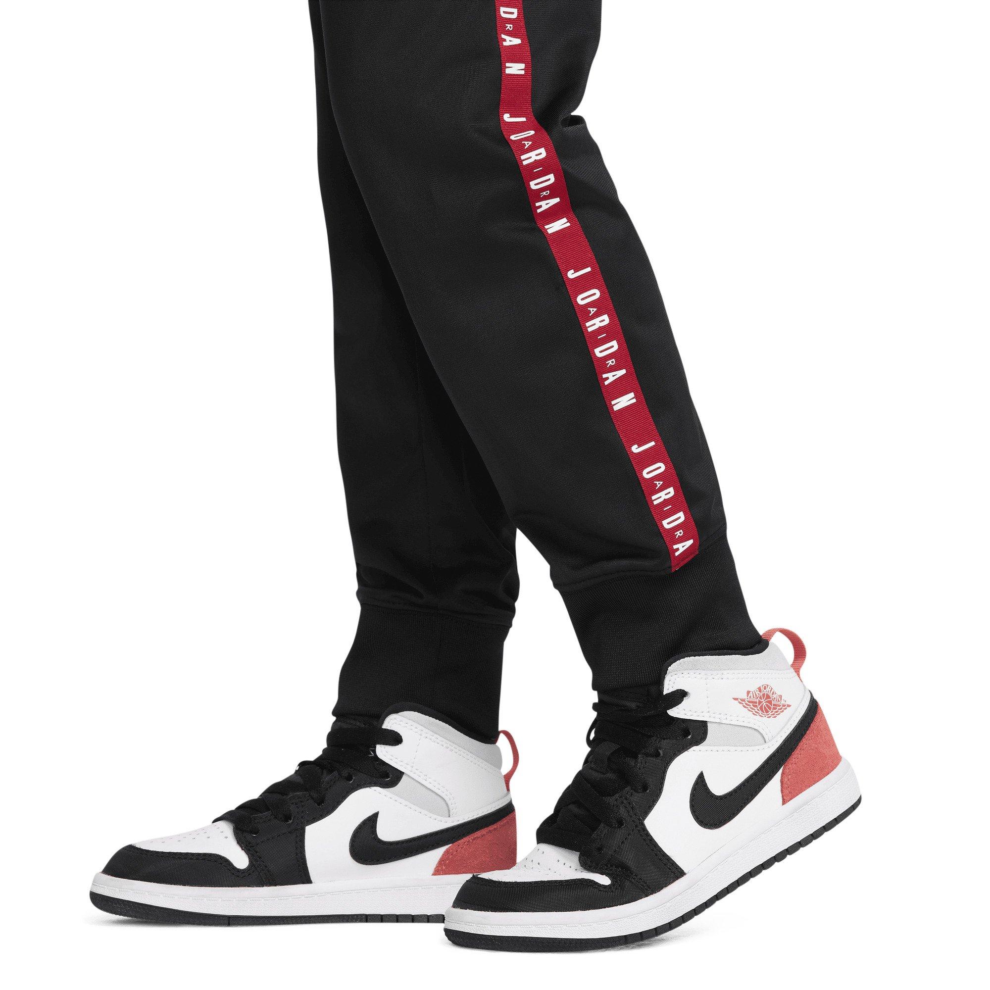 Crno/Crveno - Air Jordan - Unisex Kids' Tape Poly Tracksuits - 9