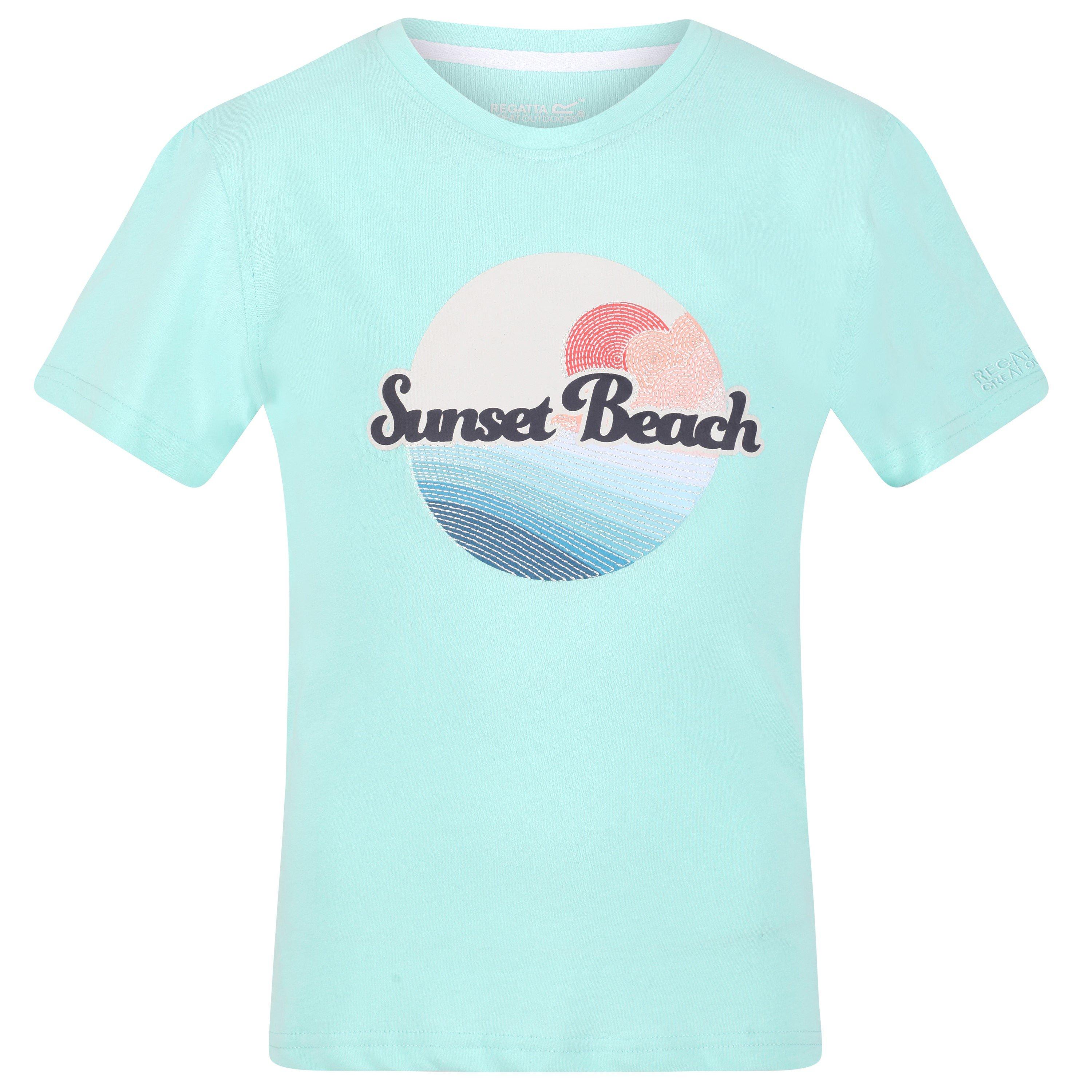 Aruba Blue - Regatta - Unisex Kids' BosleyV T-Shirt - 1
