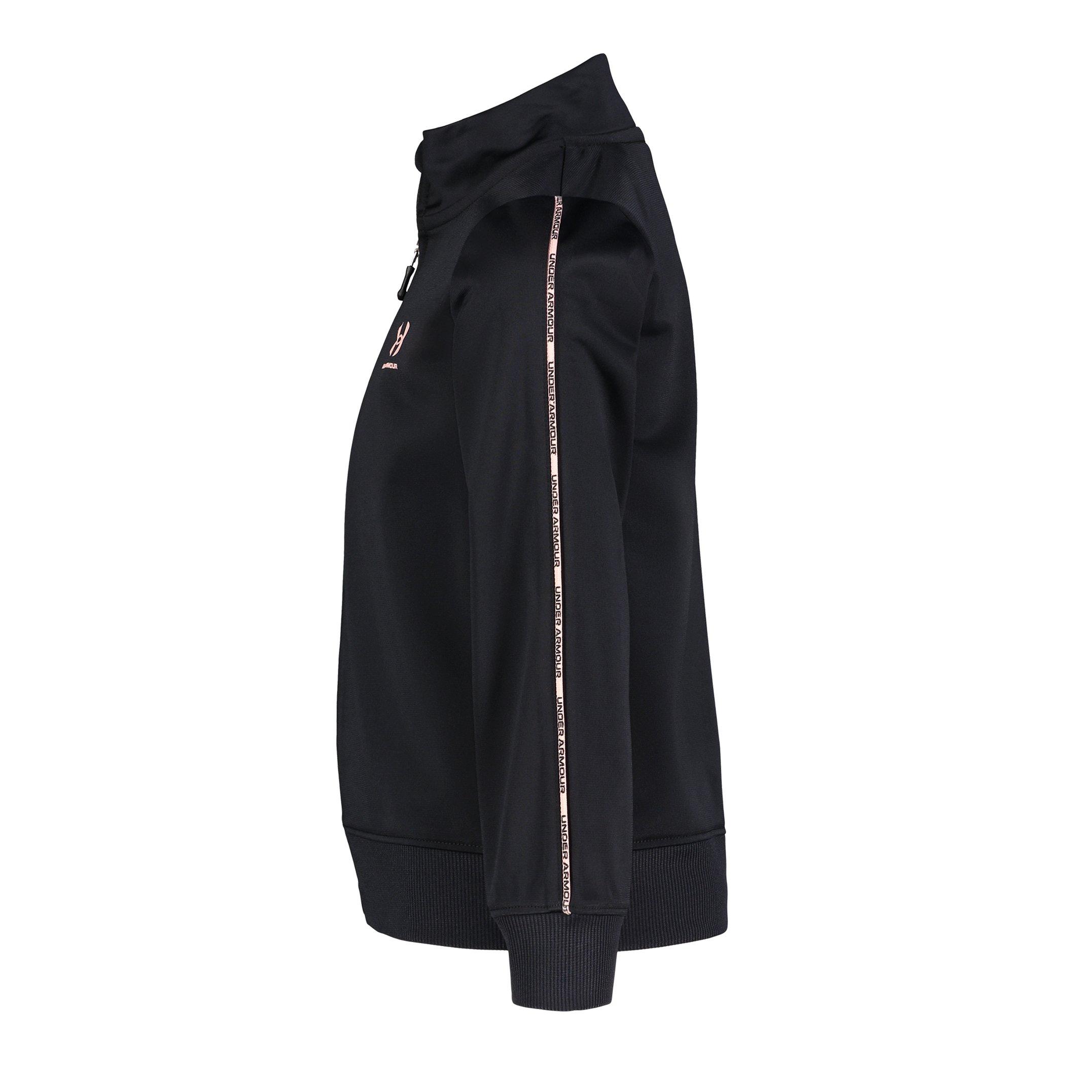 Preto/Rosa - Under Armour - Piping Track Set Infant Girls - 3