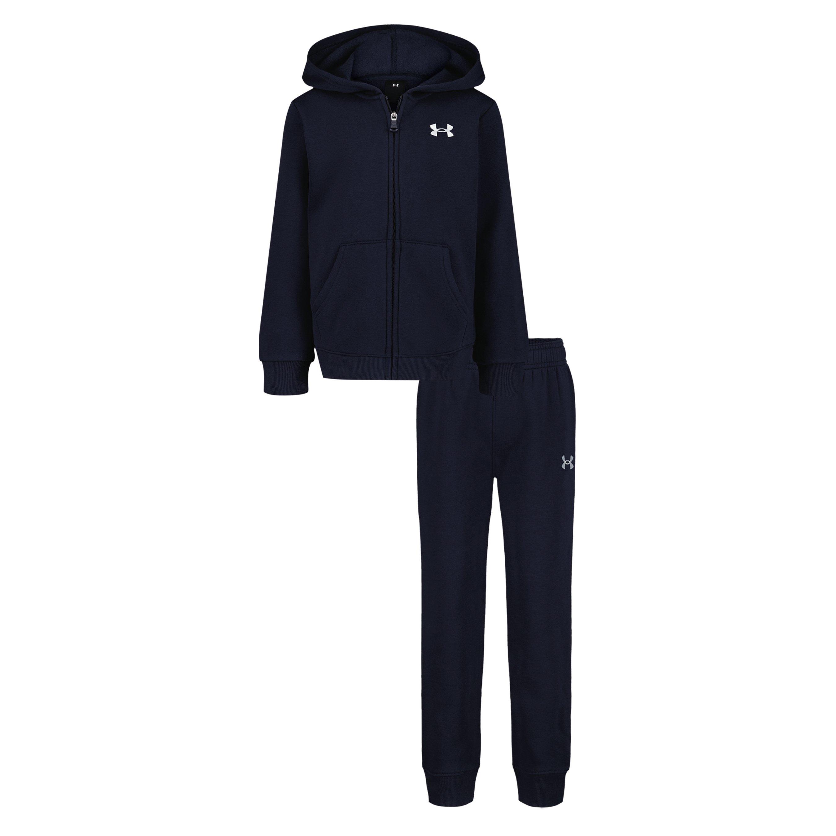 Navy/White - Under Armour - Branded Logo Fz Set Infant Boys - 1