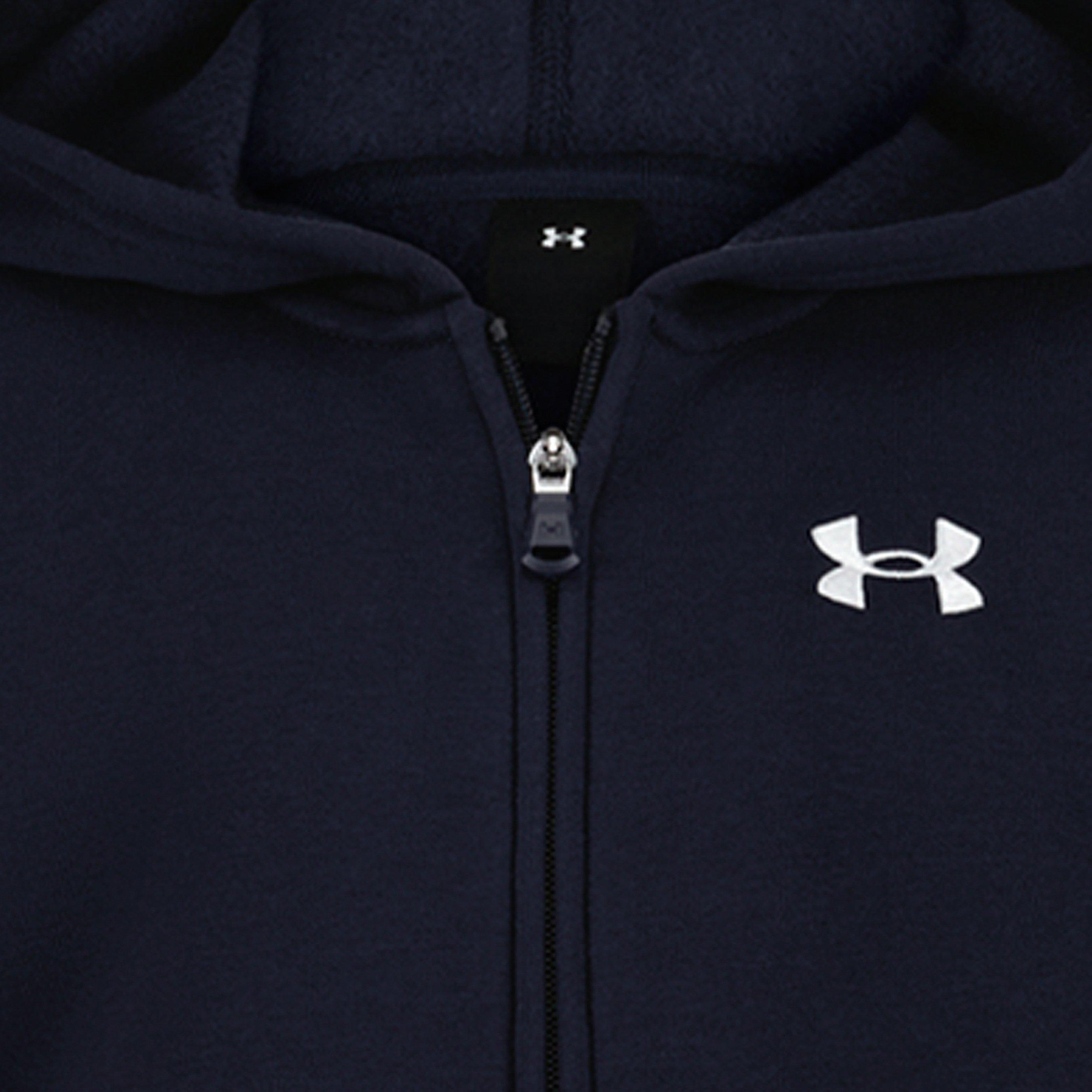 Navy/Hvid - Under Armour - Armour Branded Logo Fz Set Infant Boys - 3