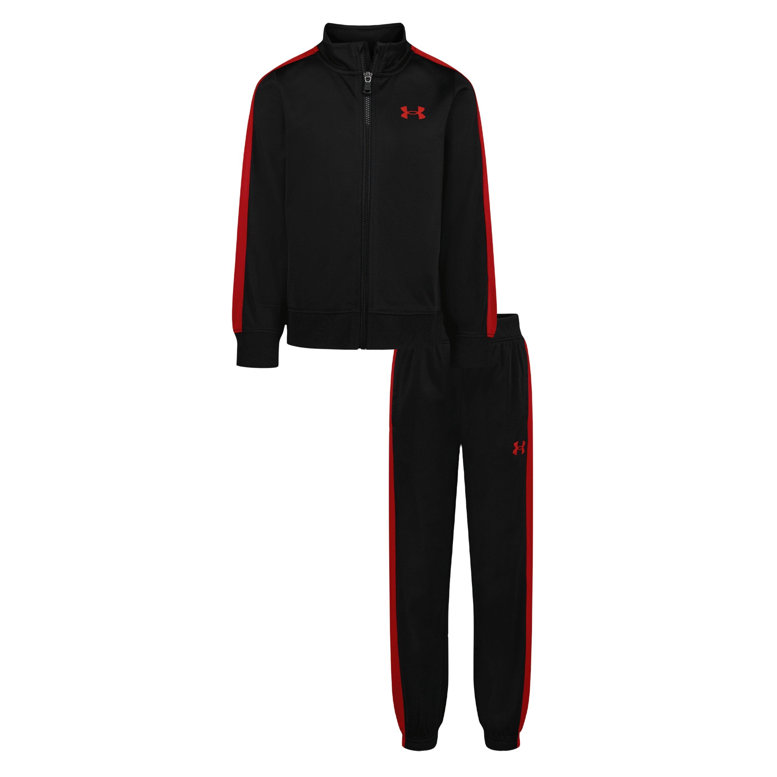 Black/Red - Under Armour - Knit Track Suit Infant Boys - 1