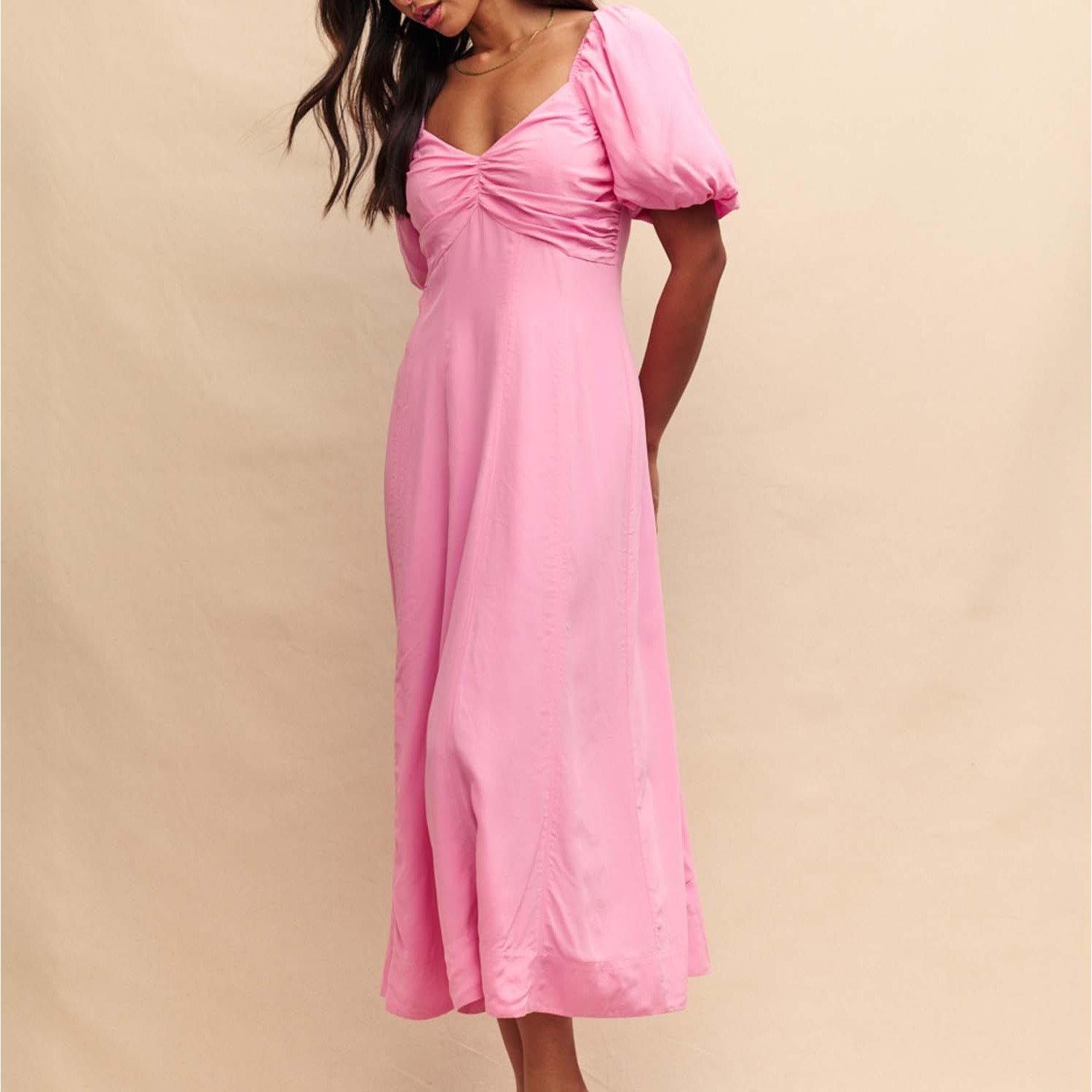 Pink - Nobodys Child - Peony Midaxi Dress - 4