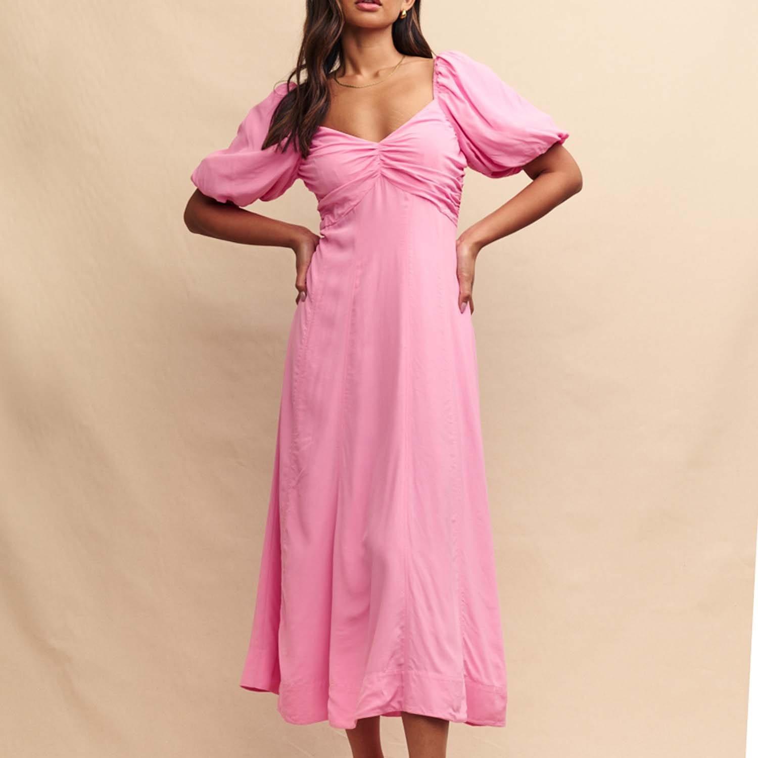Pink - Nobodys Child - Peony Midaxi Dress - 5