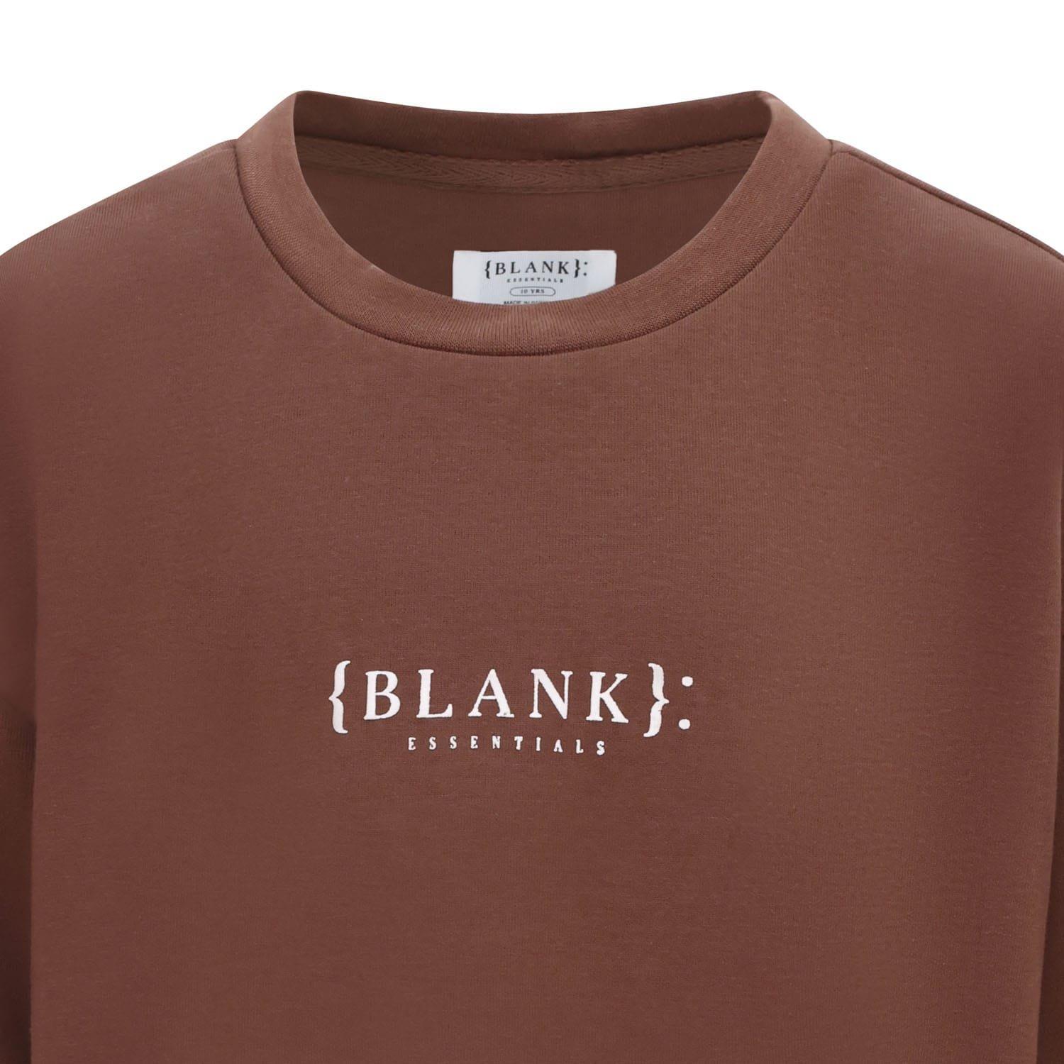Brown - Blank Essentials - Regular-Fit T-Shirt - 3