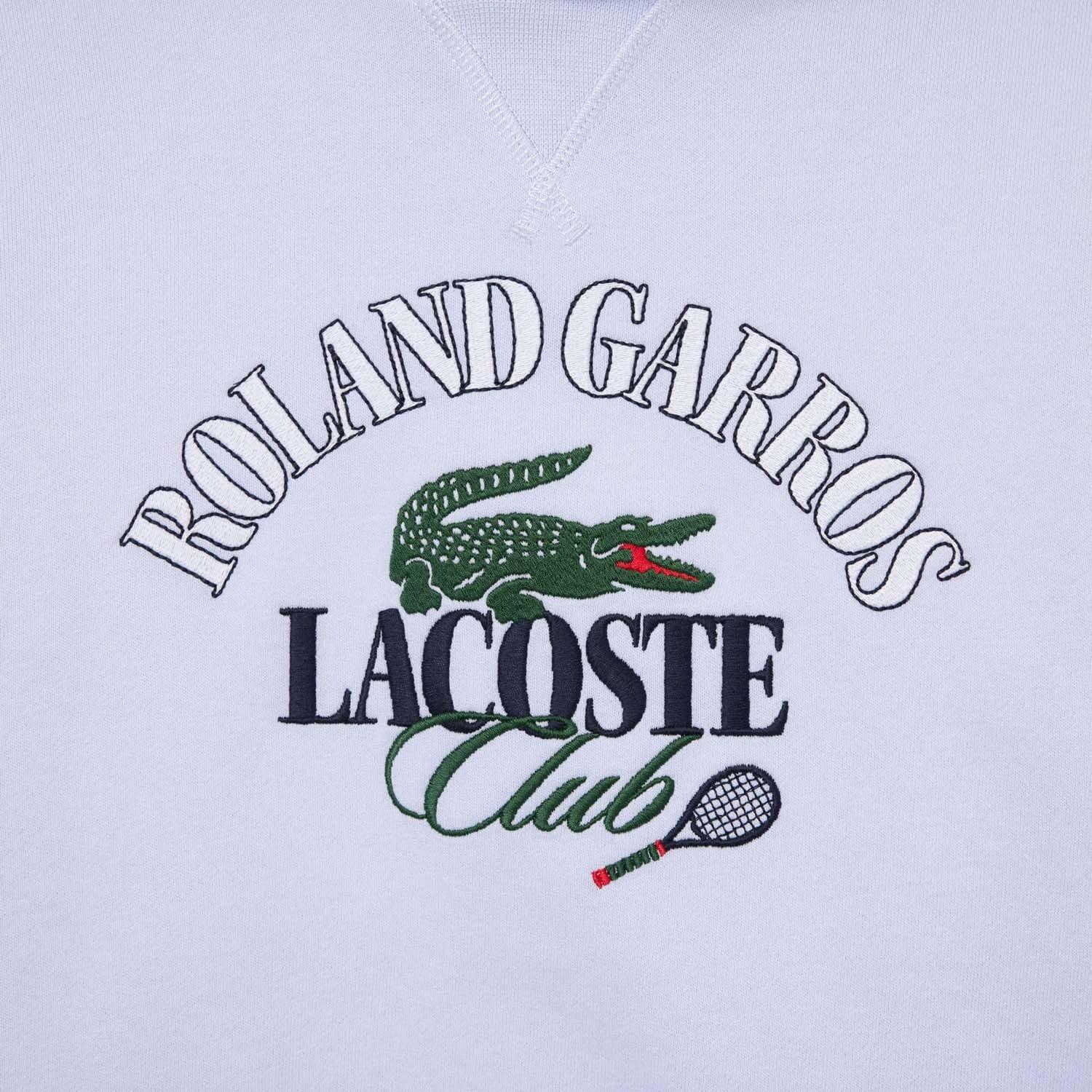 Blue - Lacoste - Roland-Garros Edition Sweatshirt - 7